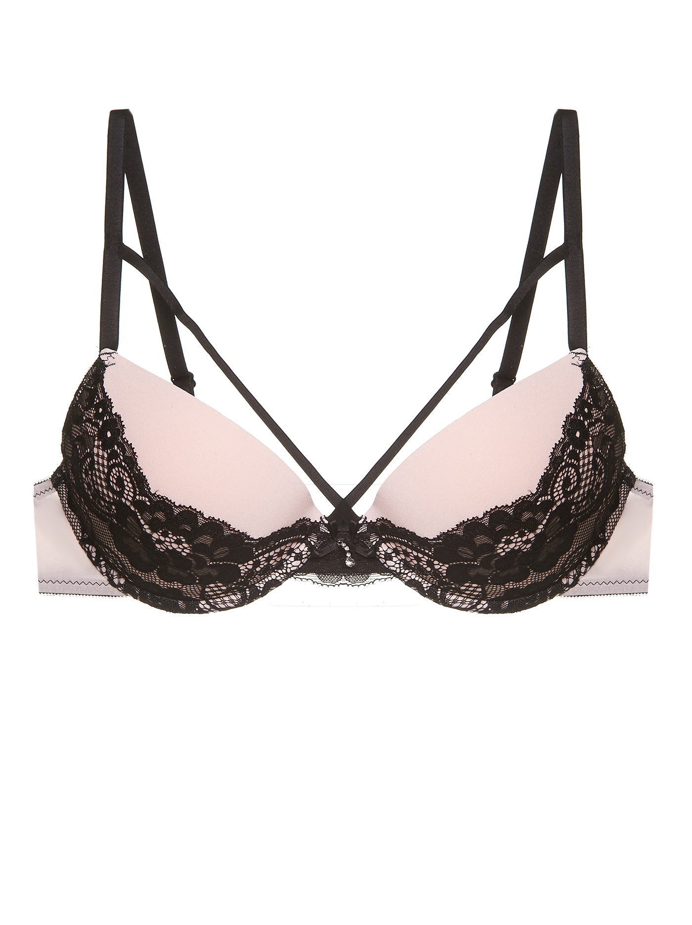 Бюстгальтер push-up Розовый с черным 2376F1138L_1_U | фото 3