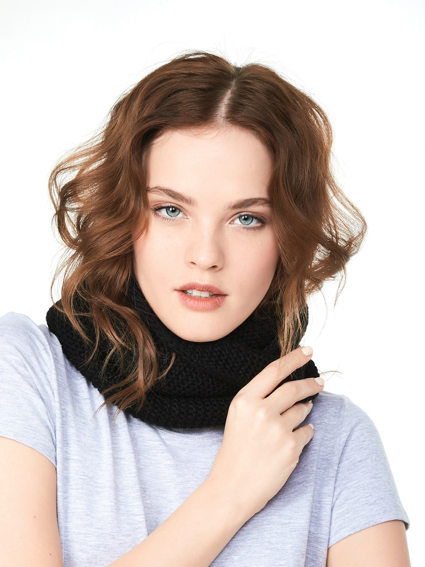 Шарф Черный CH-03S | фото 1