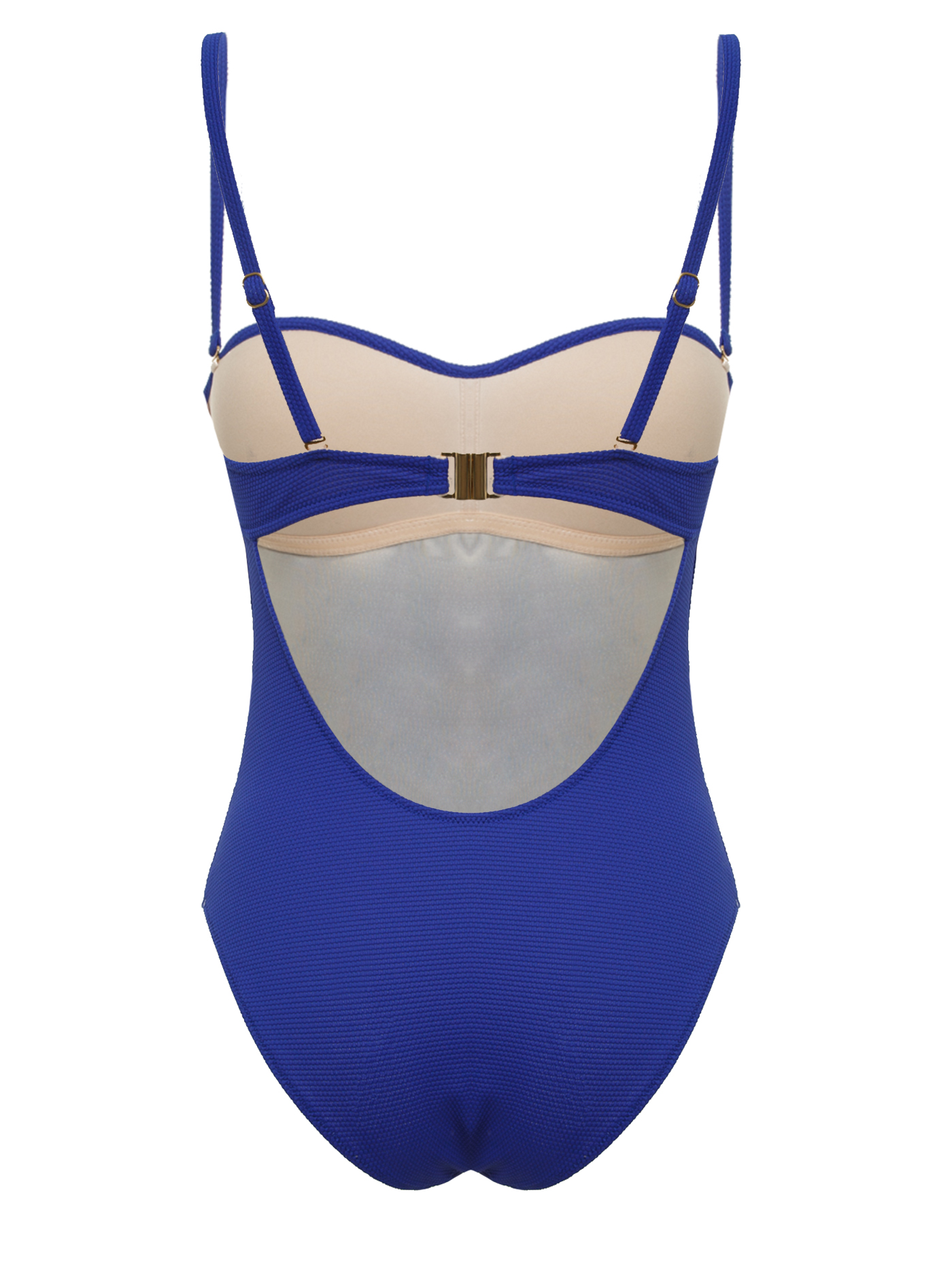 Купальник слитный бандо Синий 2741S4733_U | фото 4