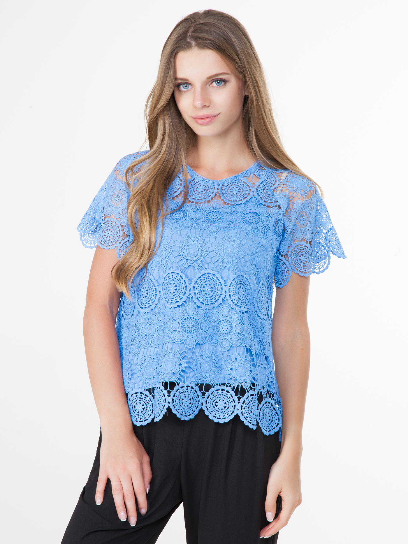 Топ Небесно-голубой ANG1702 | фото 1