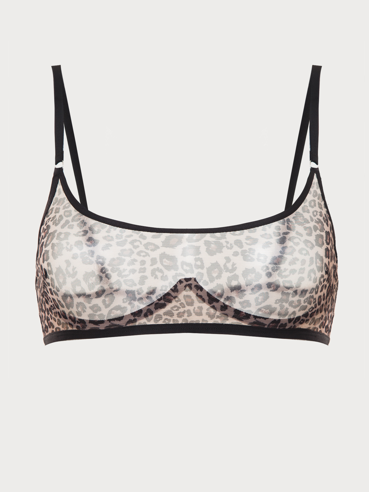 Бюстгальтер мягкий топ Принт леопард FR-3 | фото 6
