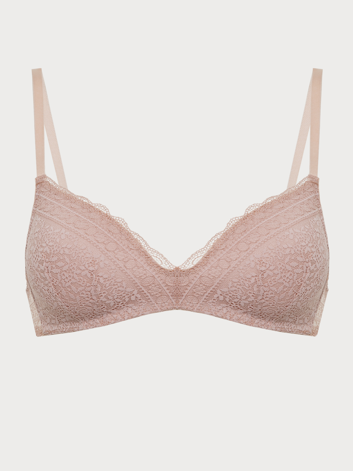 Бюстгальтер треугольник t-shirt Пудровый 2627F1401 | фото 4