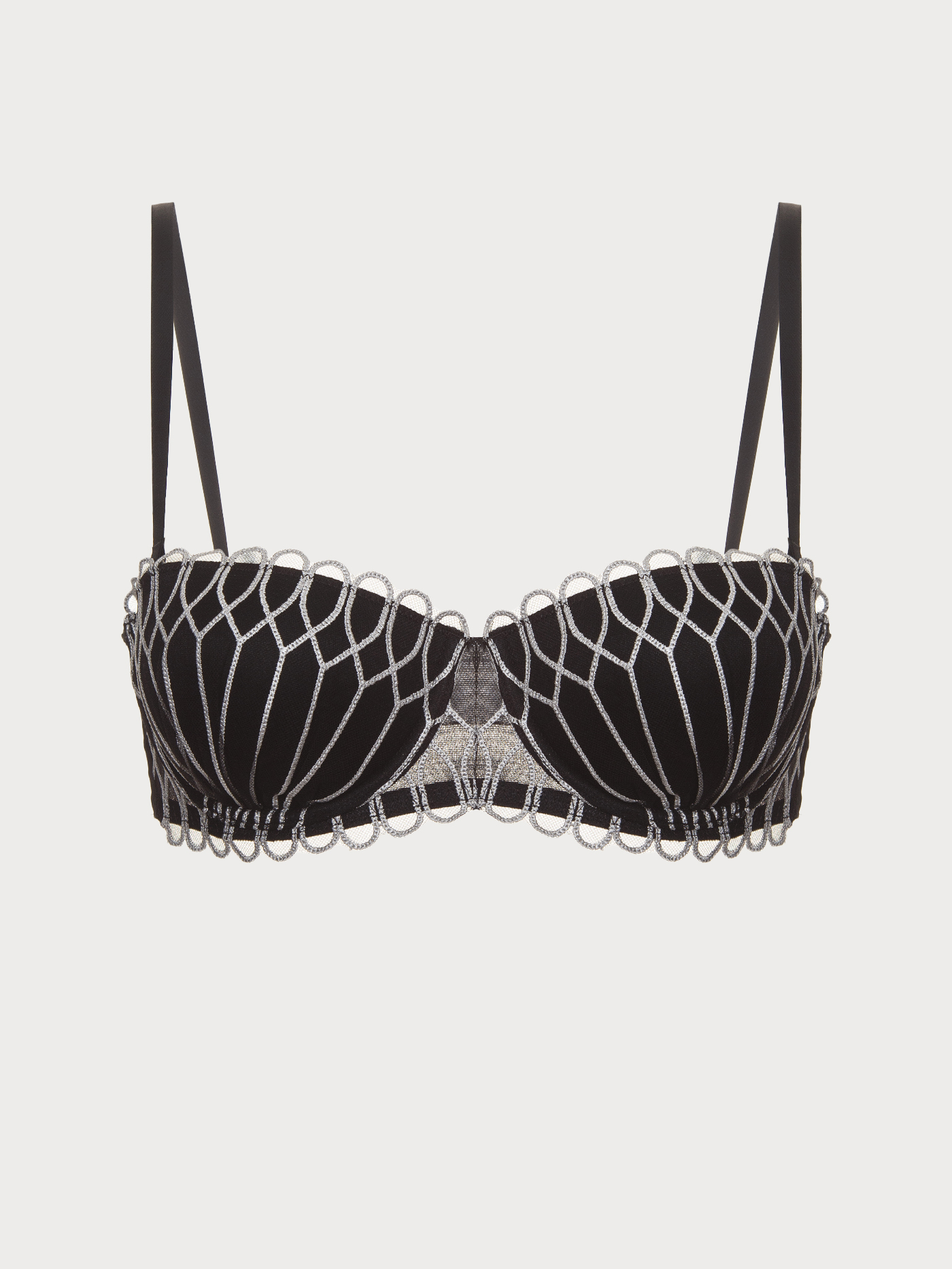 Бюстгальтер балконет t-shirt Черный ATN0808BLT | фото 6