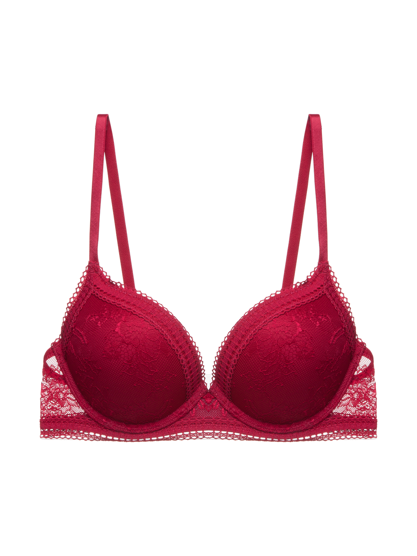 Бюстгальтер double push-up Насыщенный красный DE4458PUA | фото 3