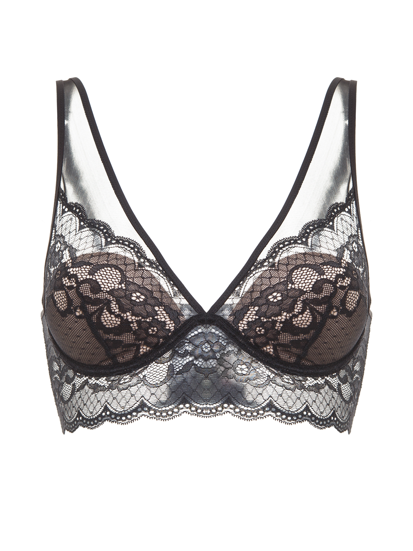 Бюстгальтер мягкий Черный 2694F1350 | фото 5