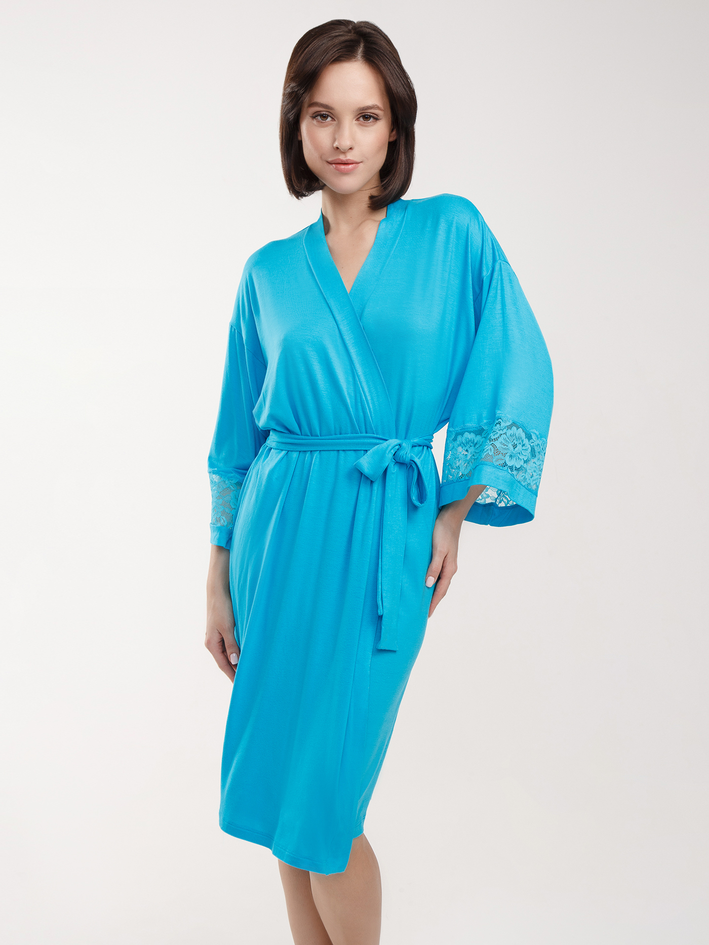 Халат Бирюзовый 2912F3504 | фото 1