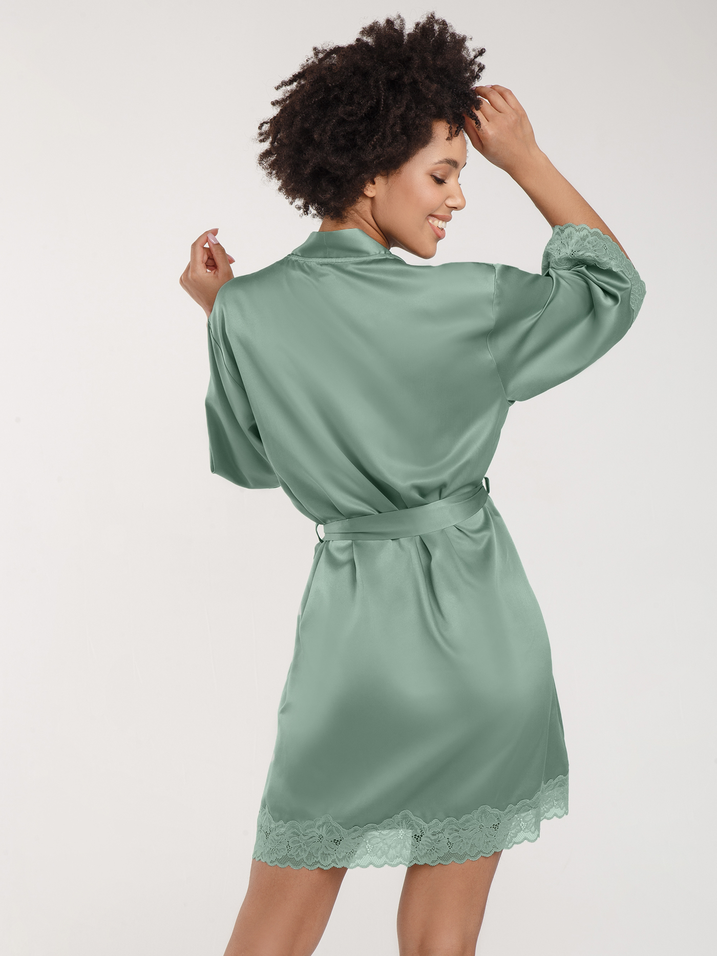 Халат Оливковый СH-4-2021 | фото 2