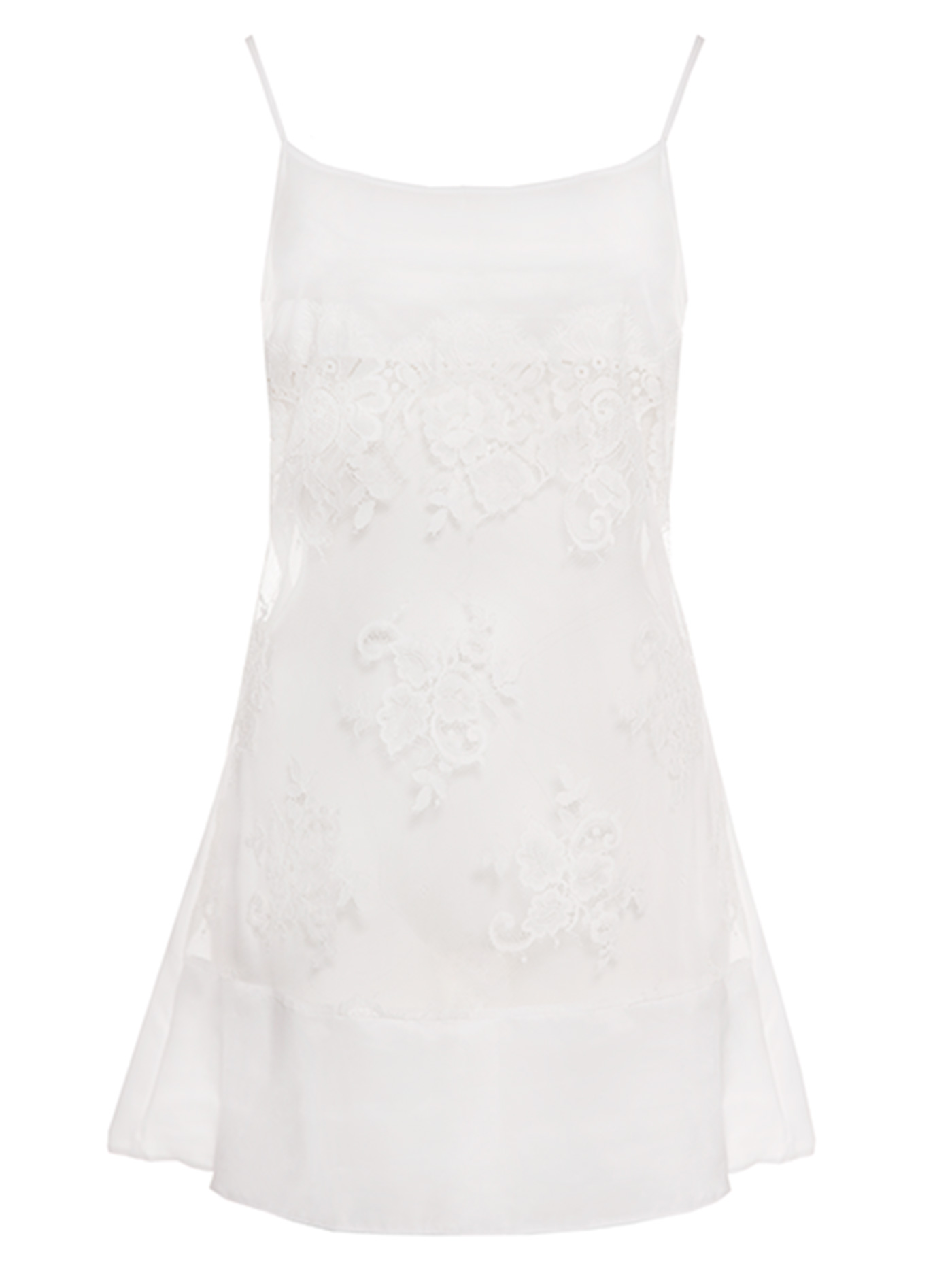 Сорочка на бретелях Айвори 2411F3207 | фото 3