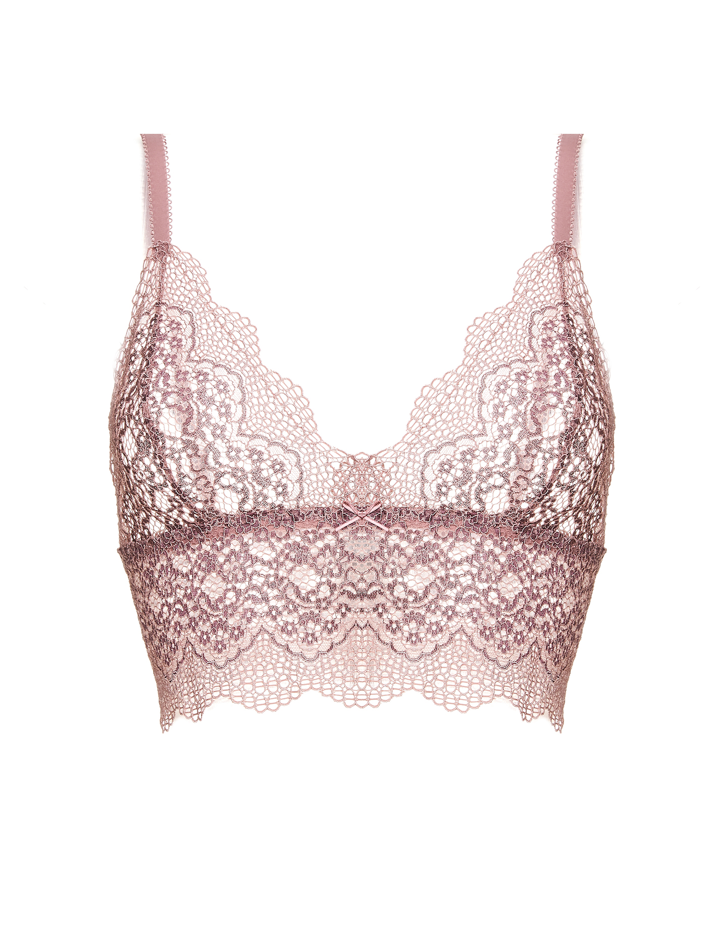 Бюстгальтер мягкий топ Пудровый 2457F3308 | фото 3