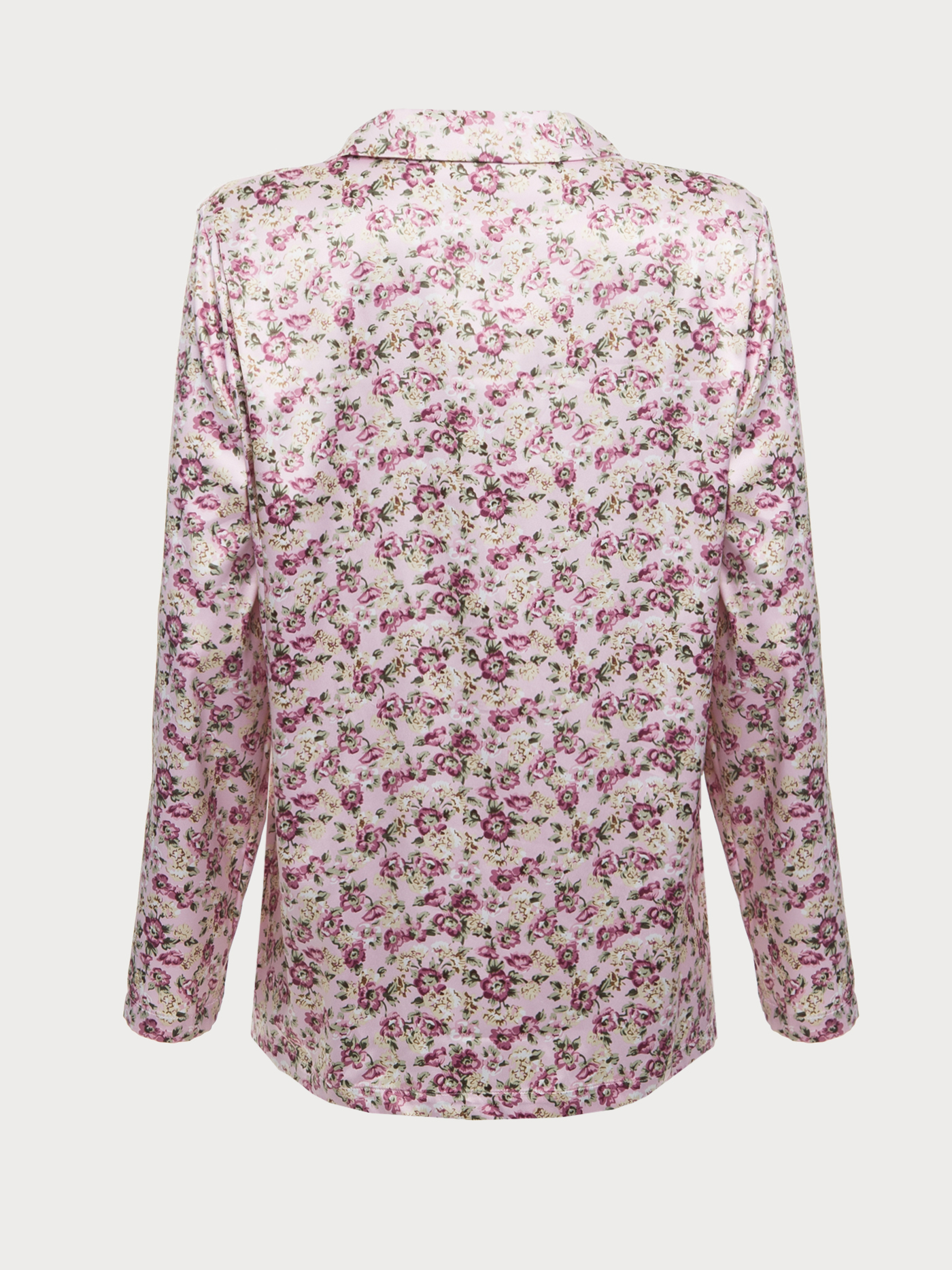 Пижамный топ Розовый принт 2809F3832 | фото 6