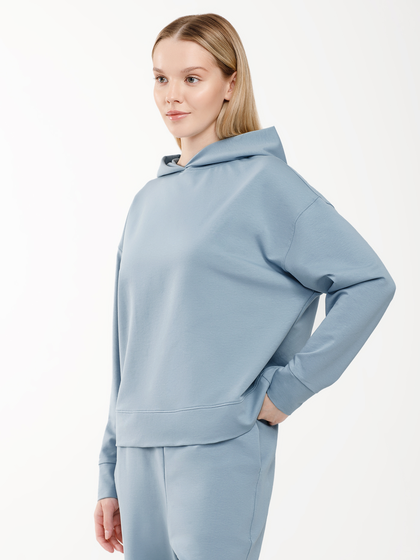 Толстовка Серо-голубой 2995F3621 | фото 3