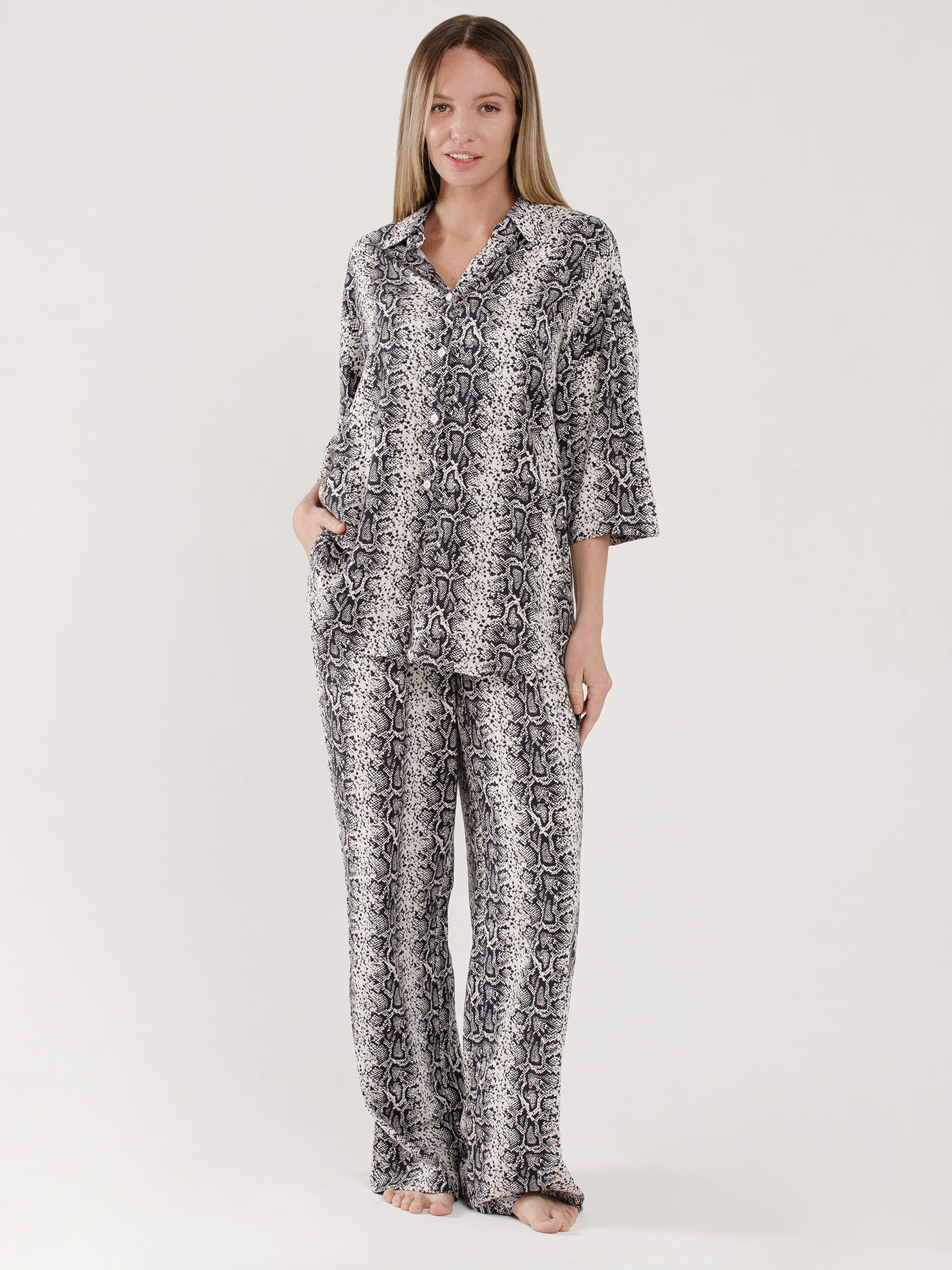 Брюки Принт питон WTS-4 | фото 1