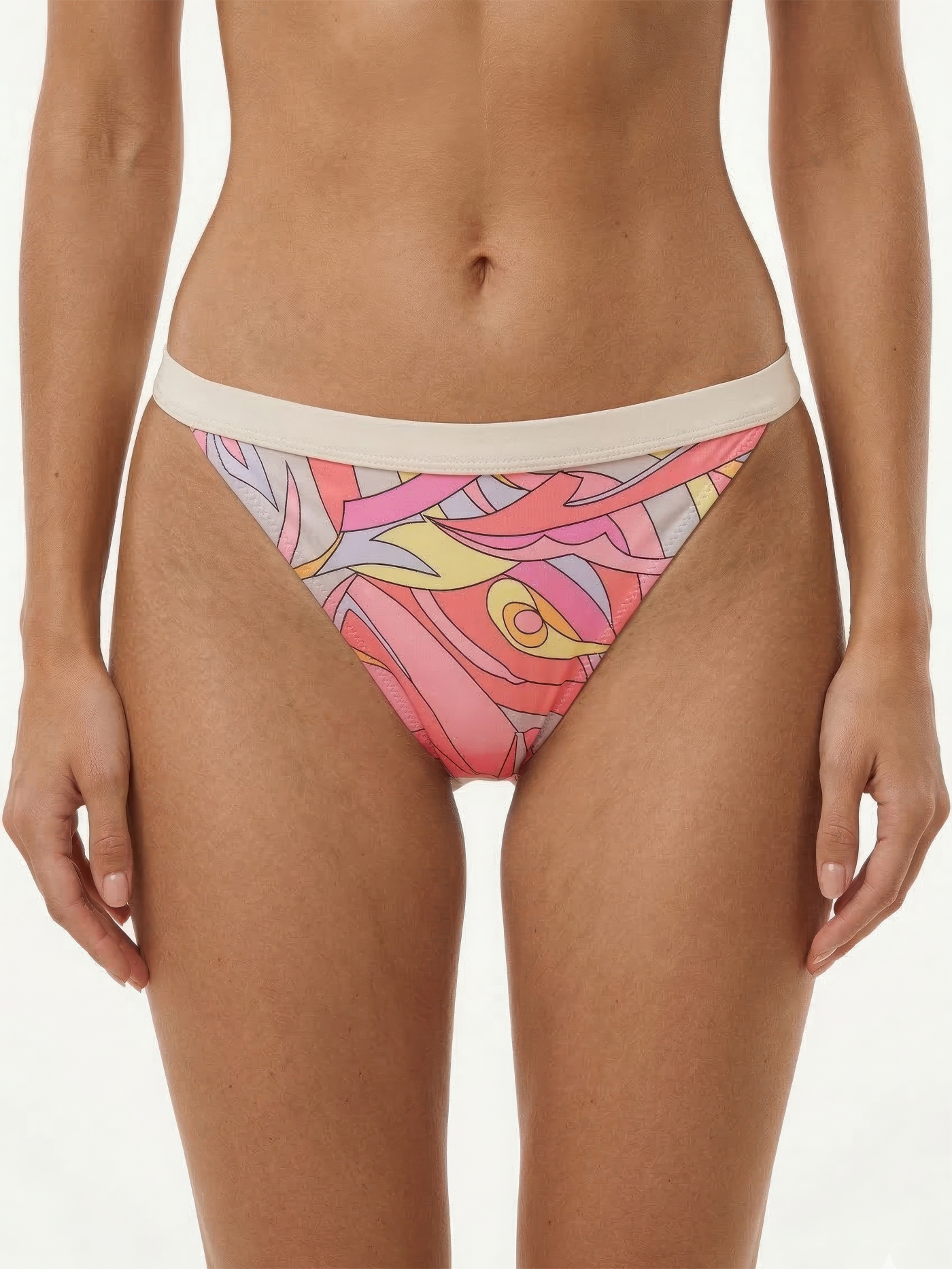 Плавки бикини Принт розовый SBR0909BK | фото 1