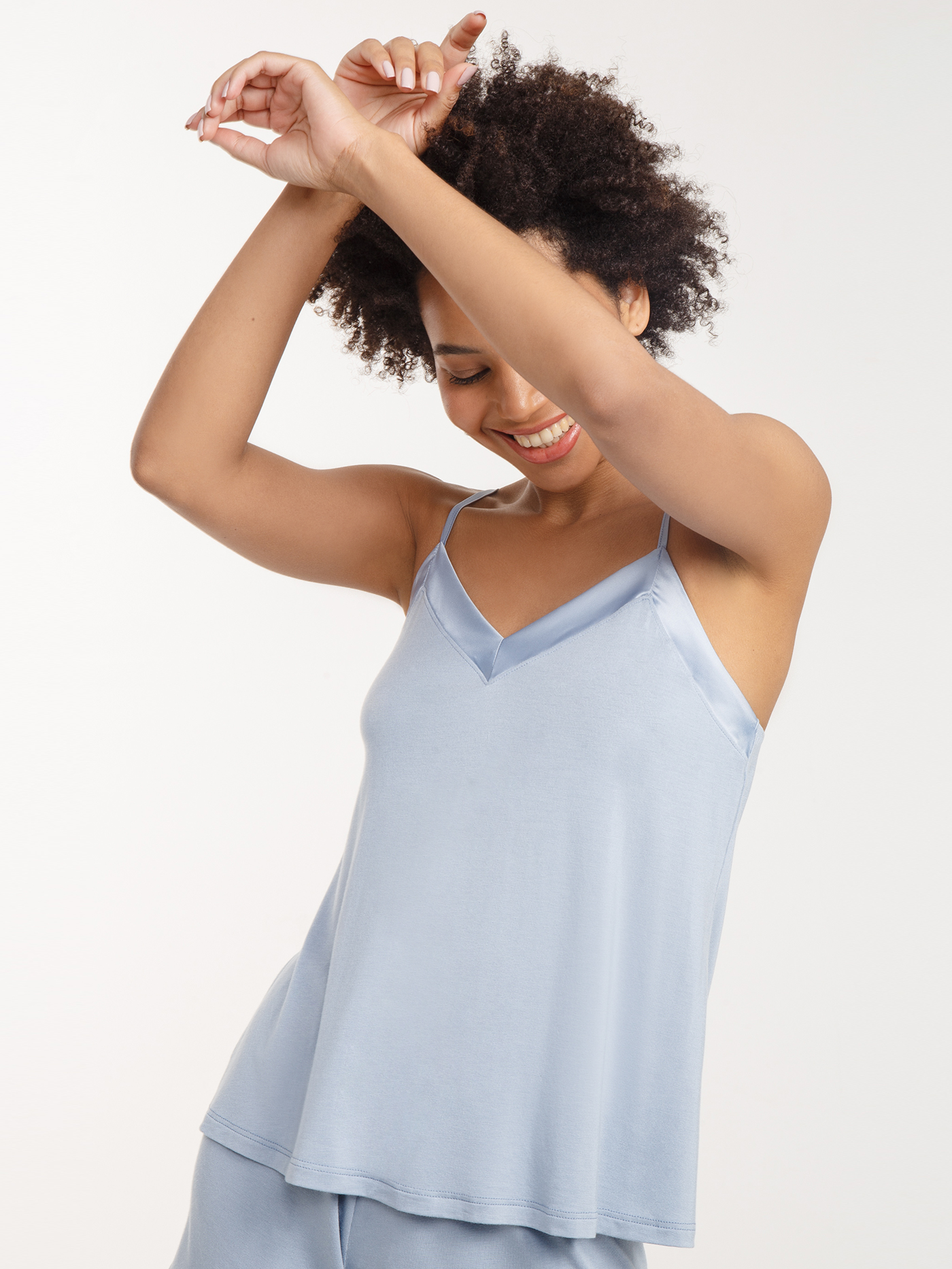 Майка Серо-голубой 2828F3105 | фото 1