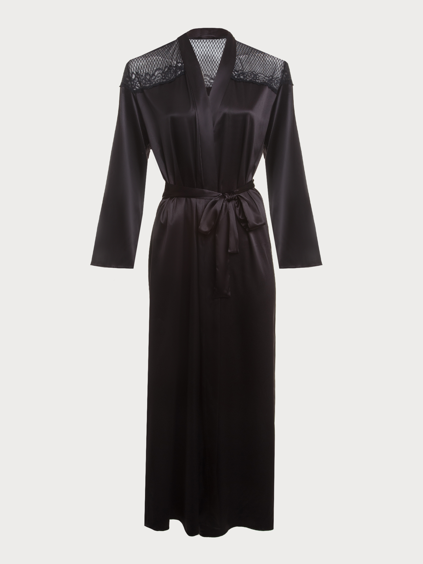 Халат длинный Черный 2984F3508 | фото 6