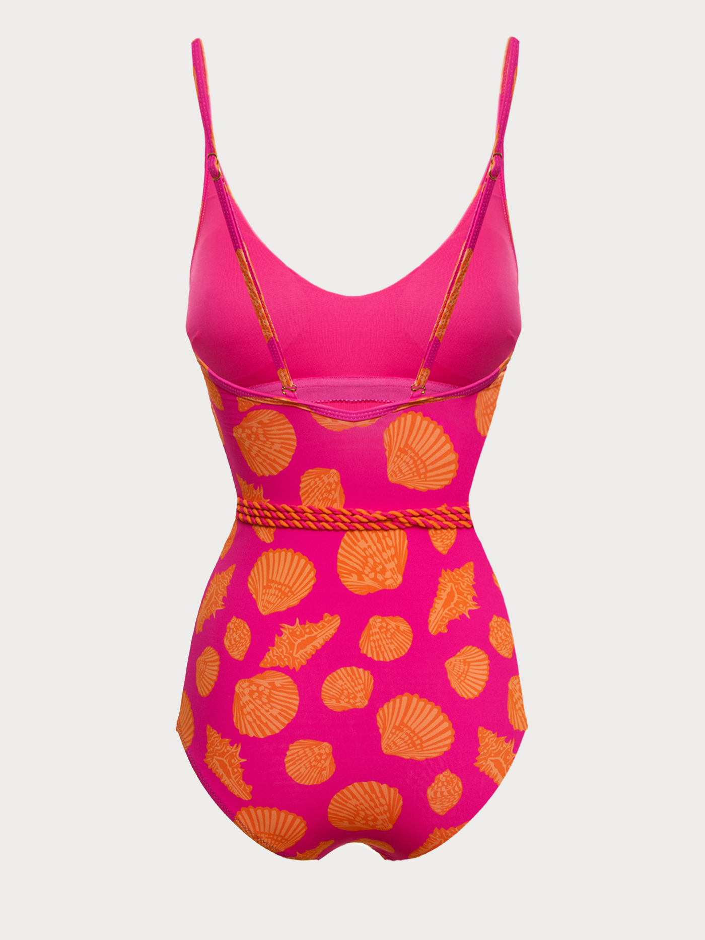 Купальник слитный с мягкой чашкой Принт ракушки PCL10003 | фото 7