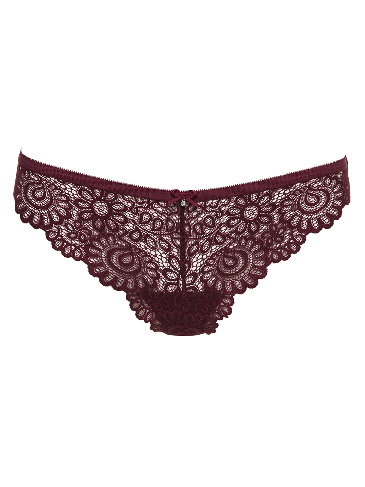 Трусы стринг Бордовый 2009F2100 | фото 3