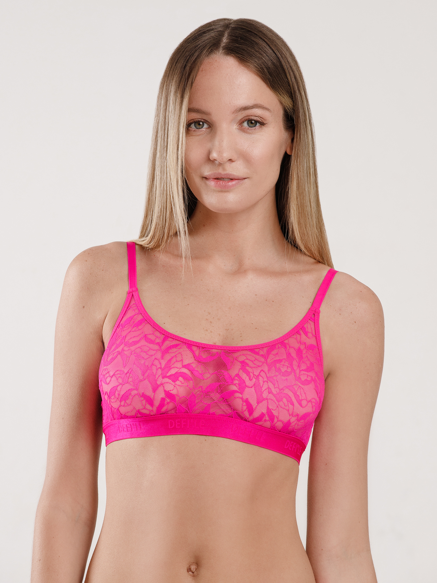 Бюстгальтер мягкий топ Фуксия 2964F1334 | фото 3