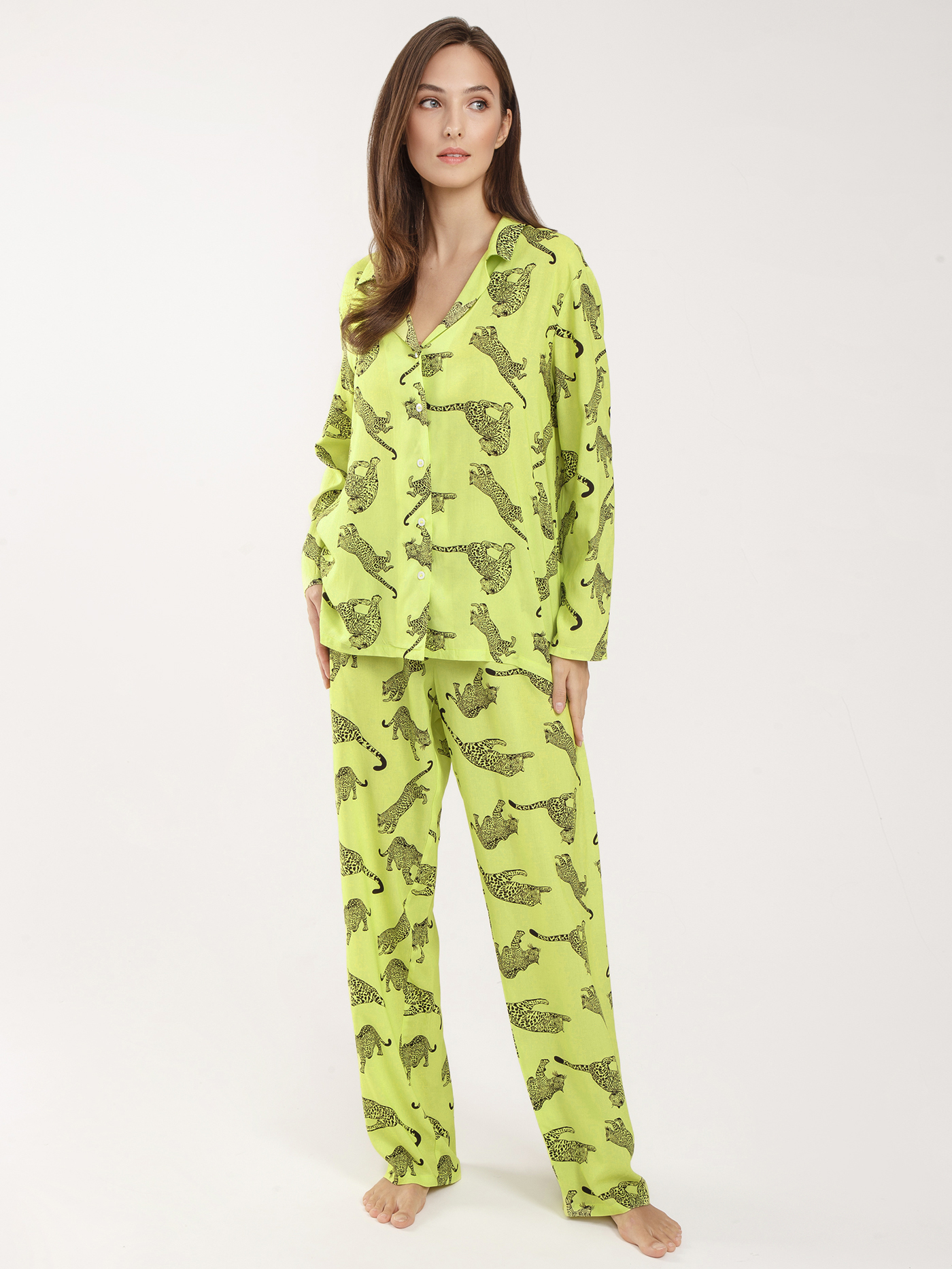 Брюки Неоновый желтый PAR-01 | фото 1