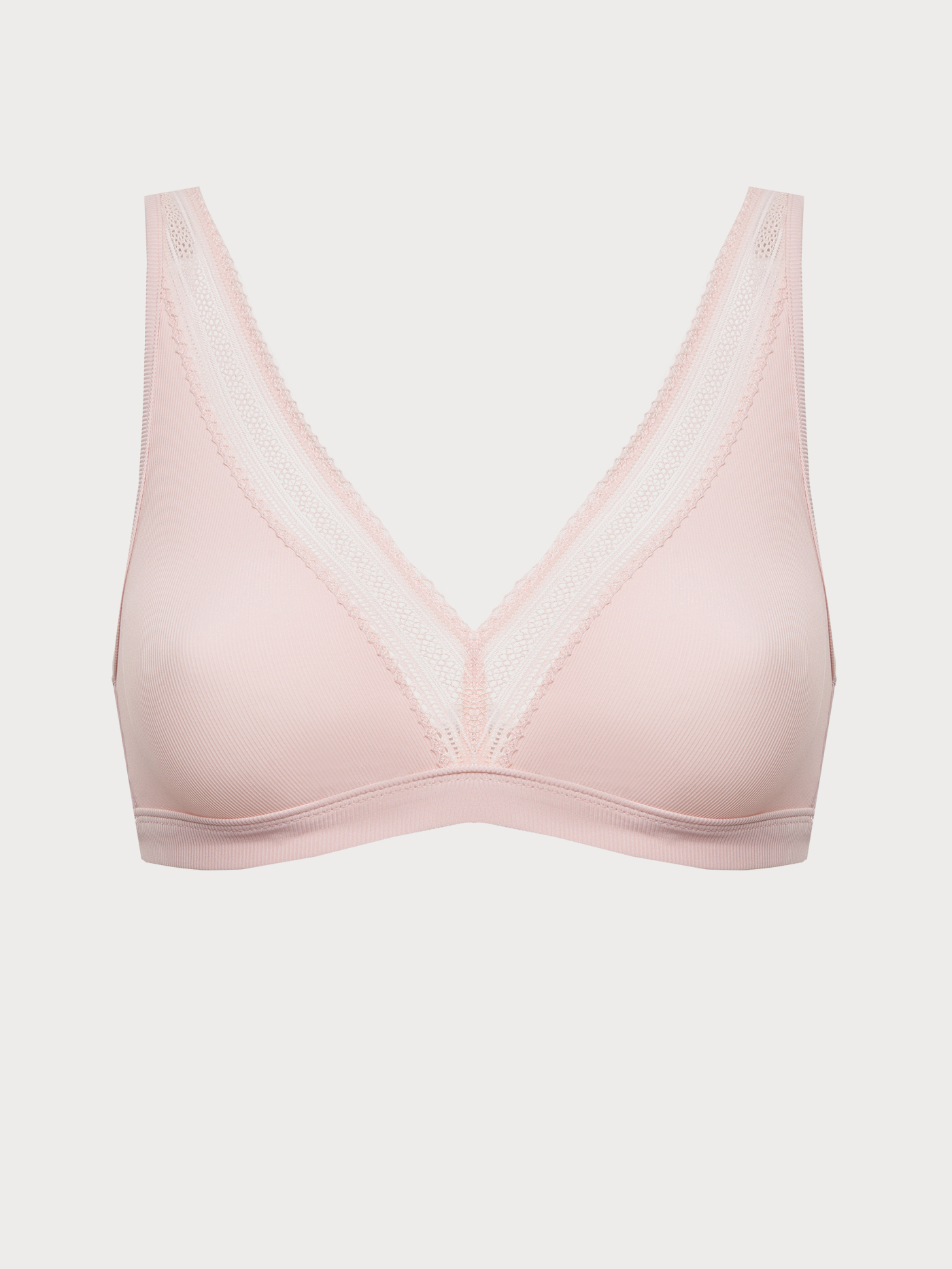 Бюстгальтер мягкий треугольник Пудровый 2894F1421 | фото 5