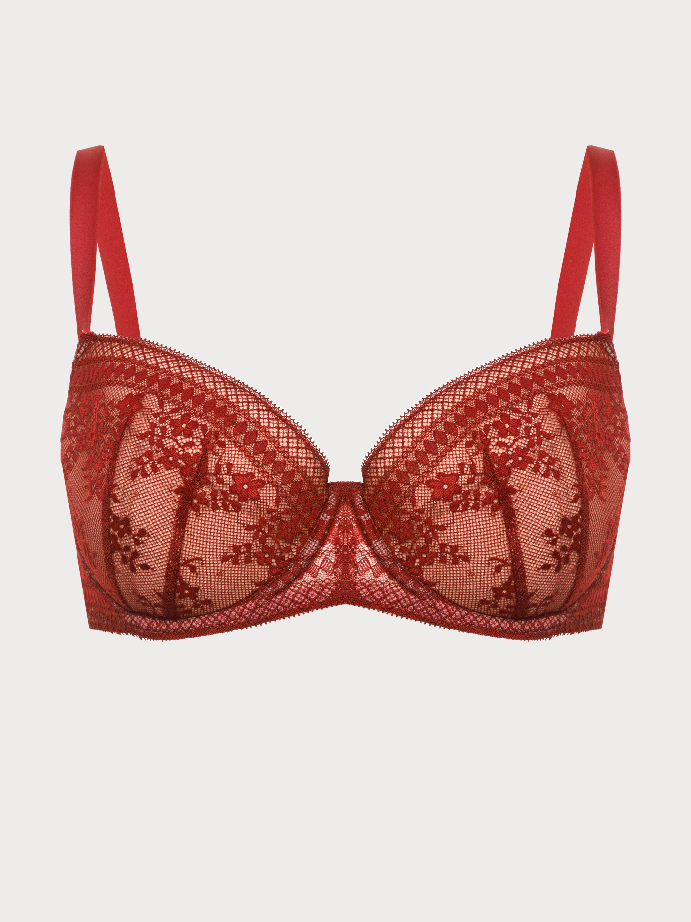 Бюстгальтер t-shirt Бордовый 3018F1475L | фото 1