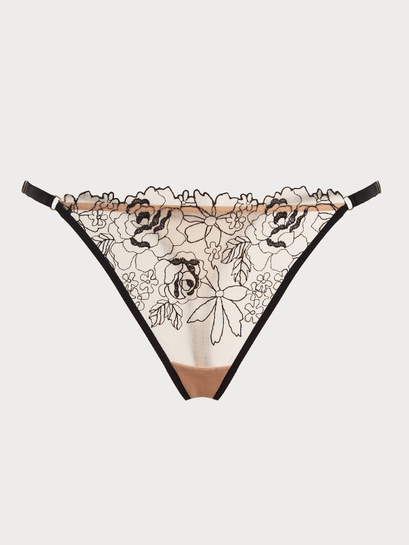 Трусы стринг Бежевый LR-010124TH | фото 4