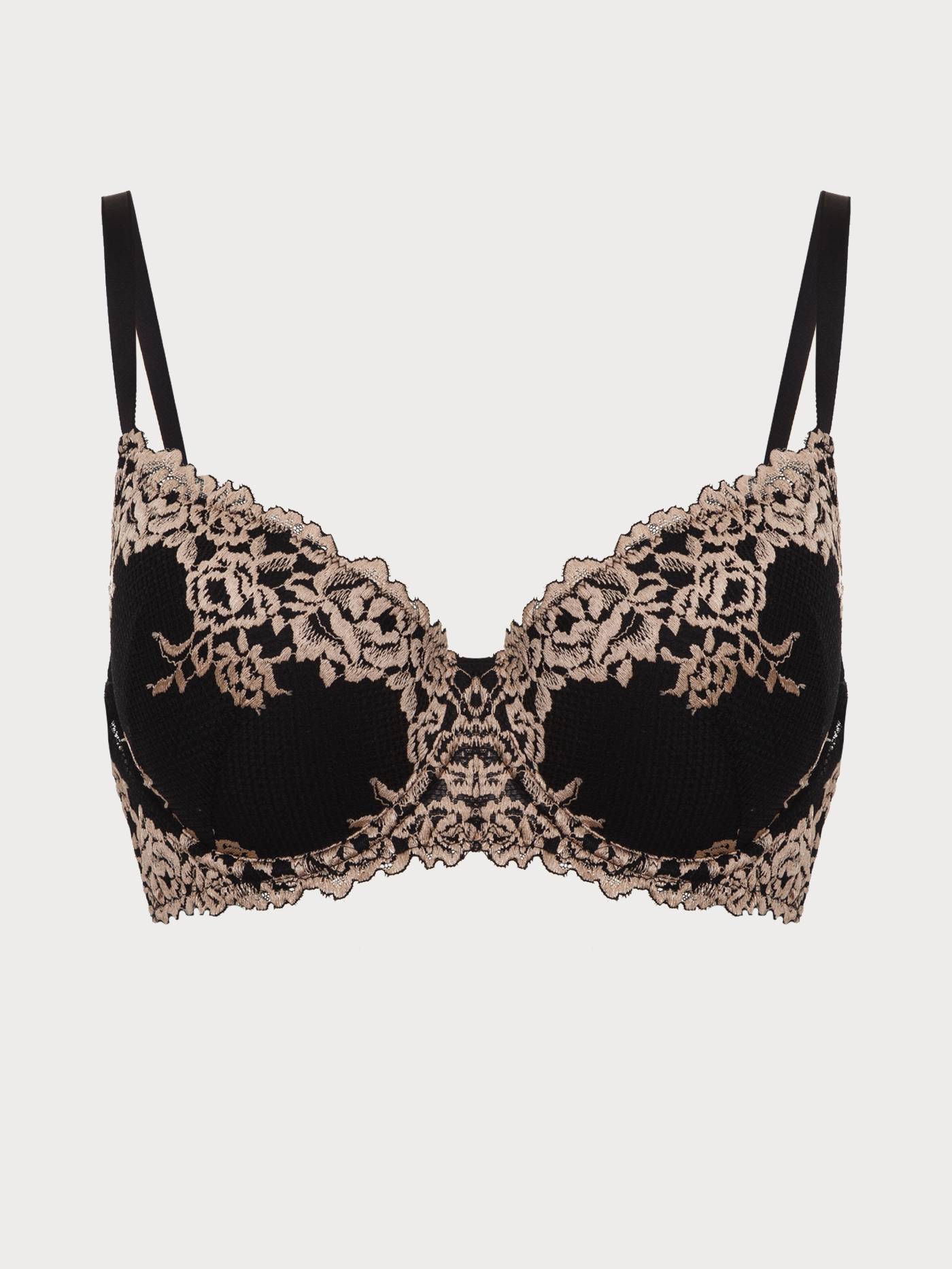 Бюстгальтер t-shirt Черный/бежевый 2868F1403L | фото 5