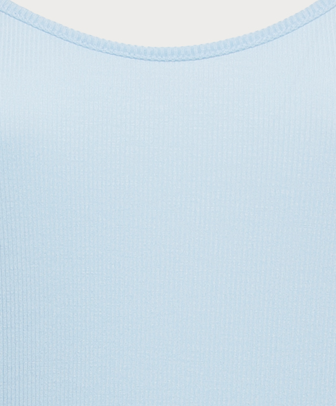 Сорочка на бретелях Голубой 3001F3206L | фото 2