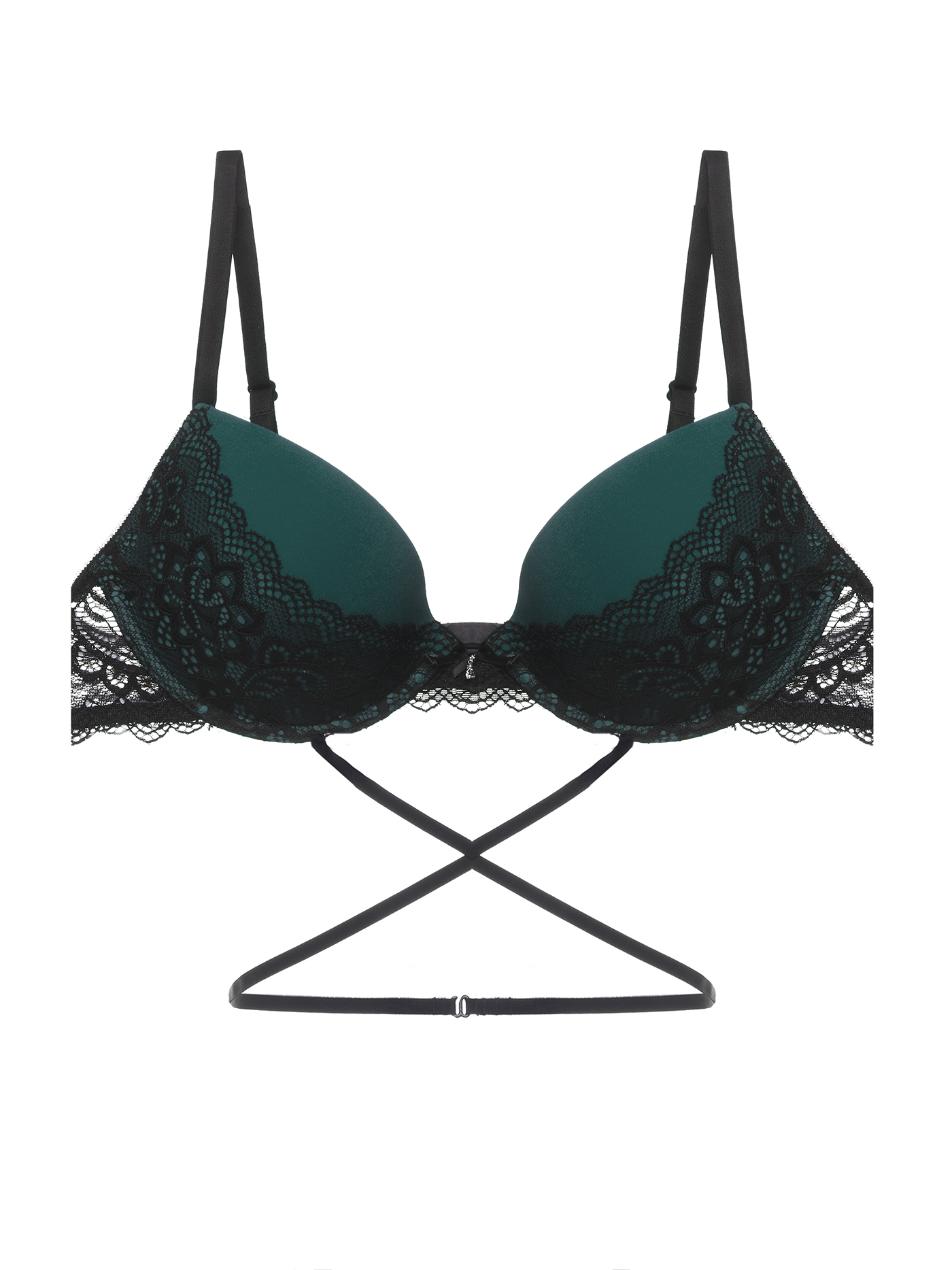 Бюстгальтер push-up Изумрудный 2557F1138_U | фото 3