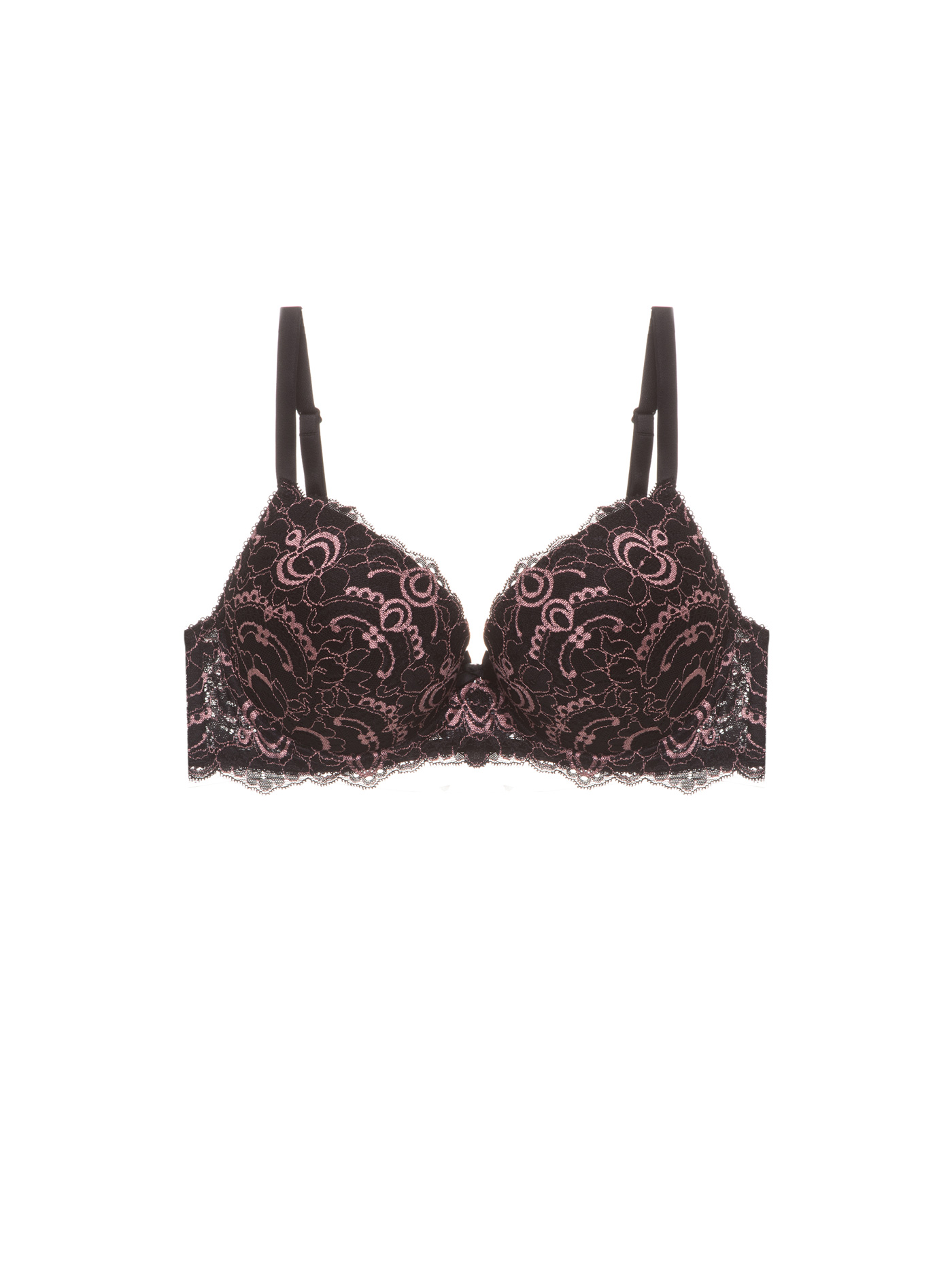 Бюстгальтер push-up Черный с бежевым 2388F1121L_U | фото 3