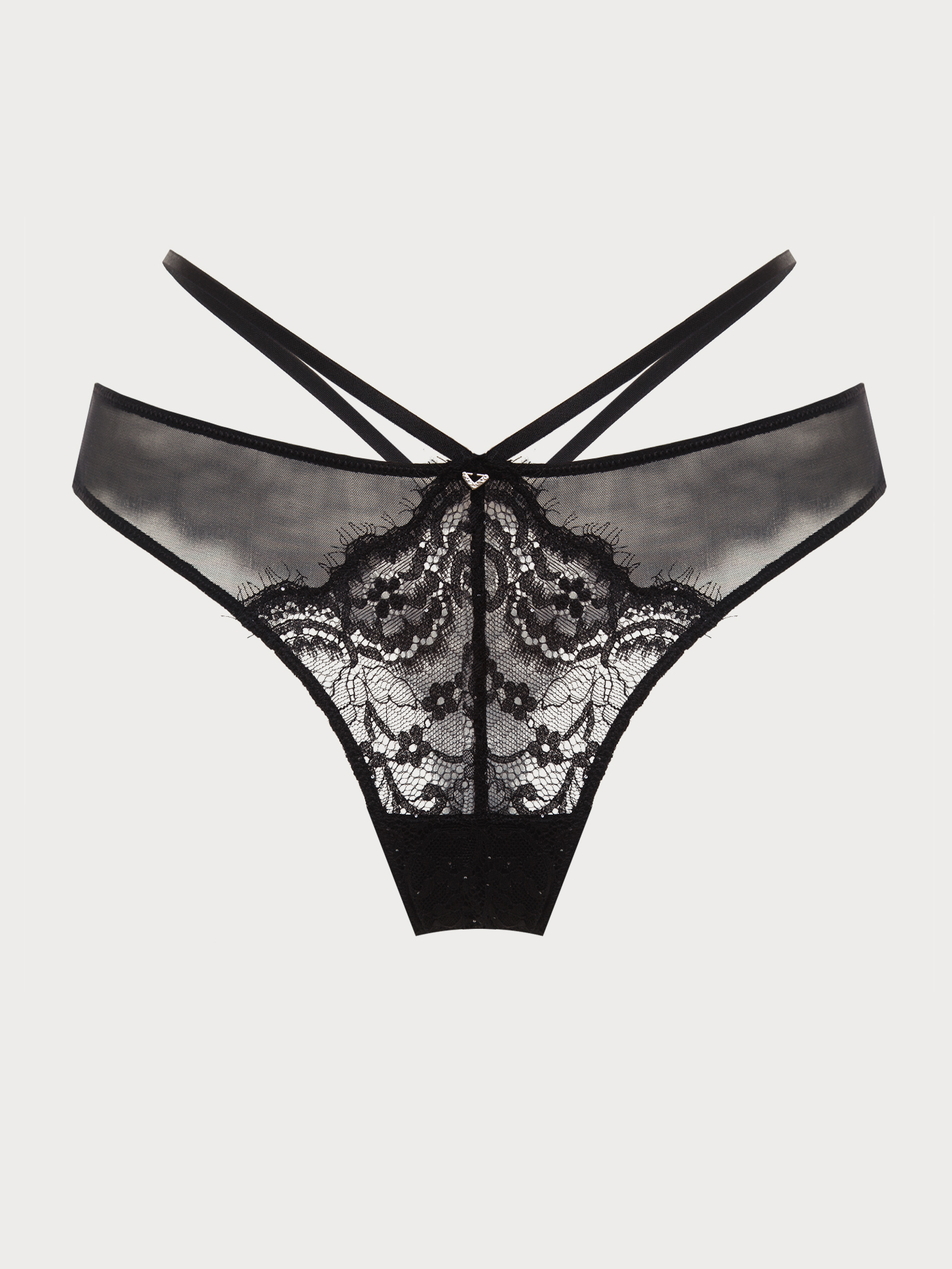 Трусы стринг Черный FRL-5 | фото 4