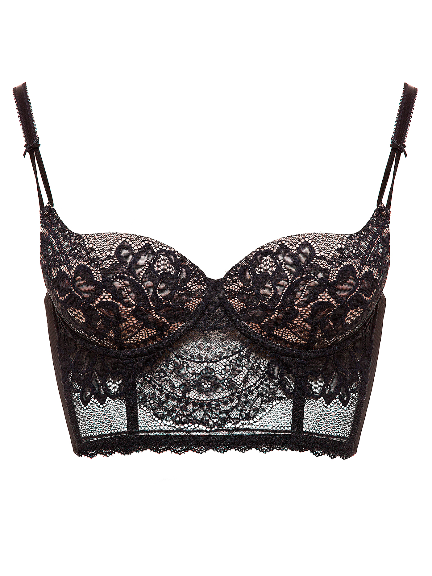 Бюстгальтер бюстье Черный 2440F1650 | фото 3