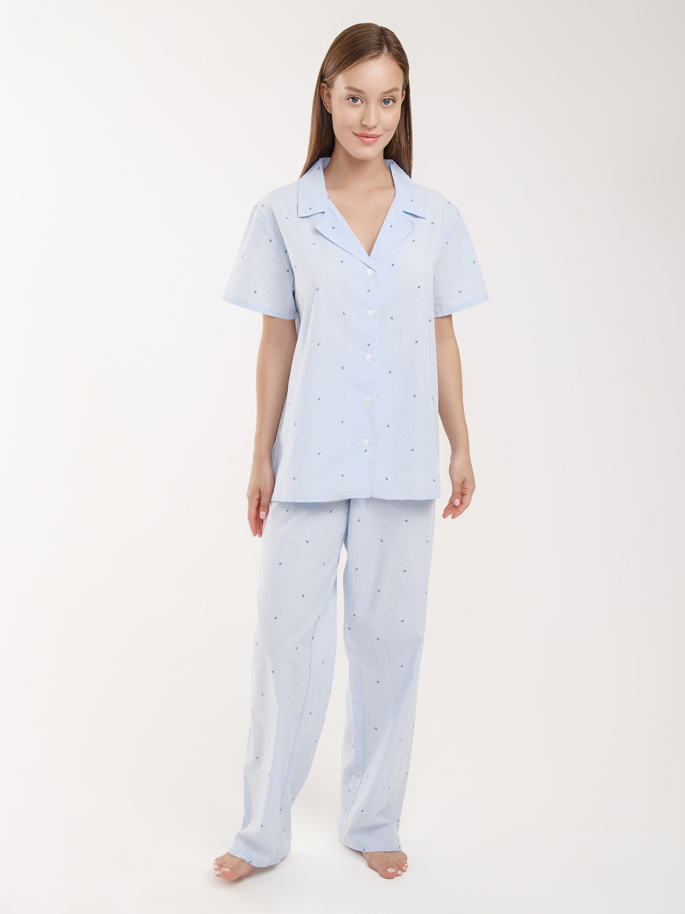 Брюки Голубой SMC-01 | фото 1