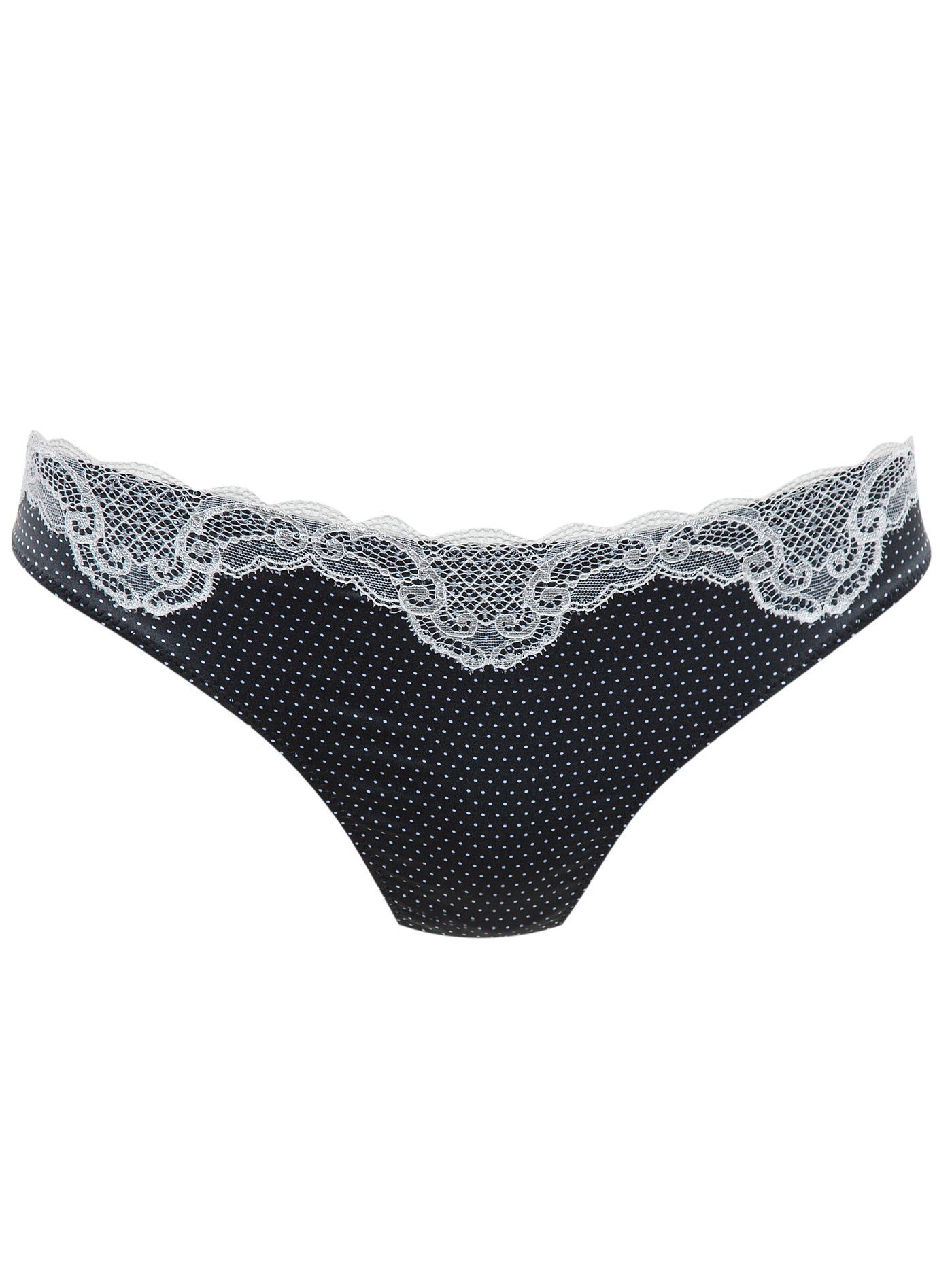 Трусы стринг Принт горошек DE4243ST-P | фото 3