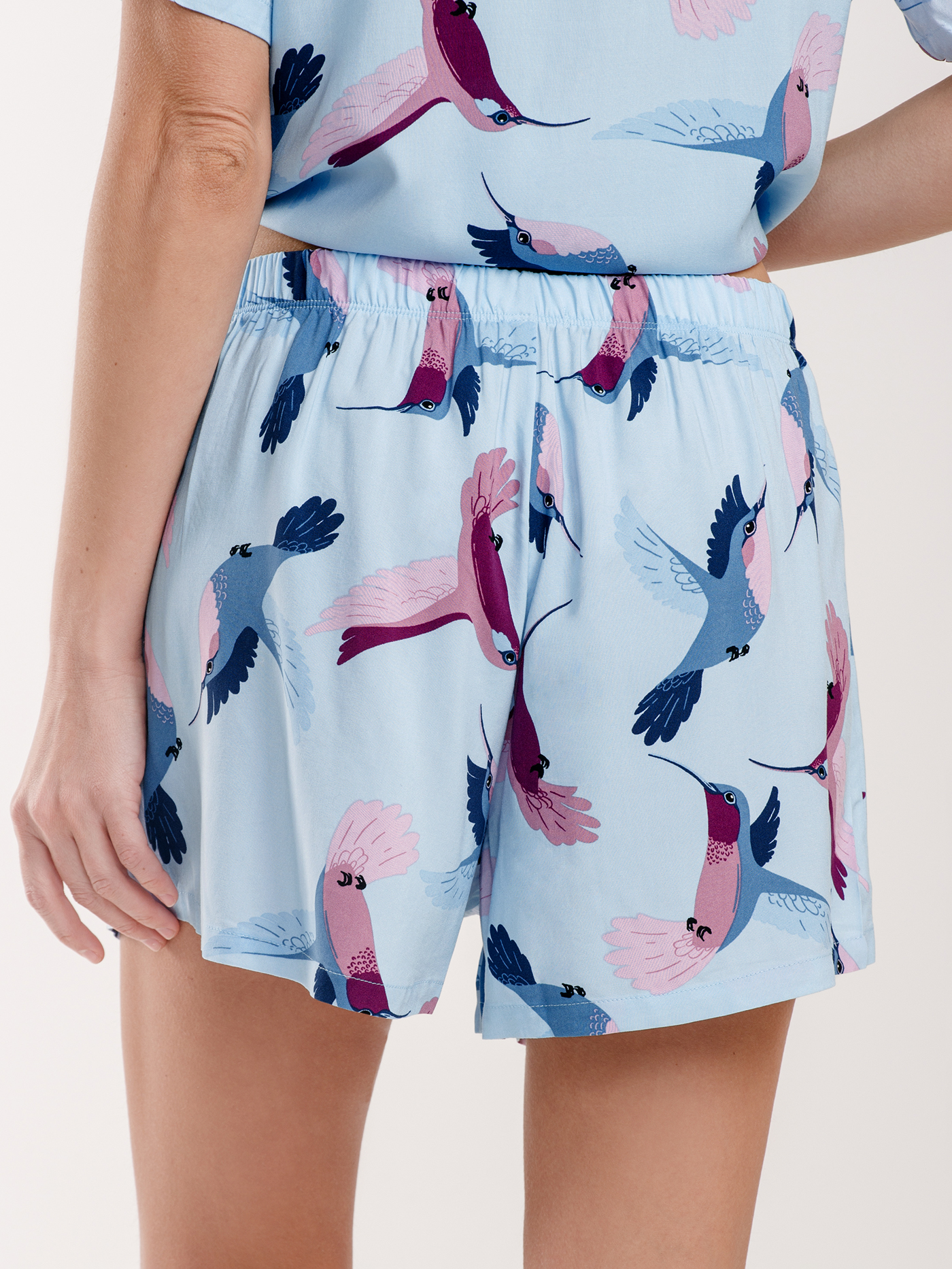 Шорты Голубой PAR-02 | фото 4