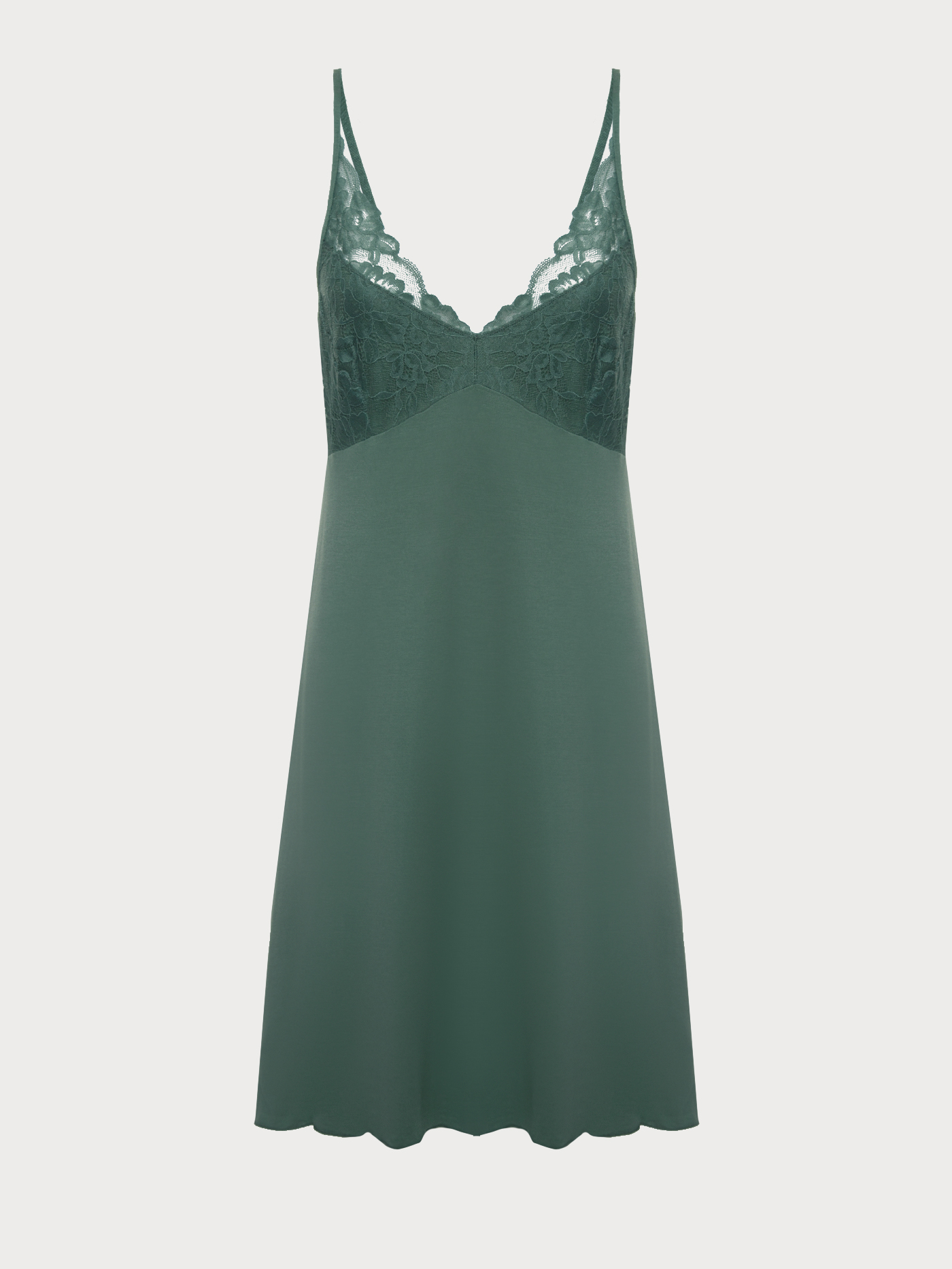 Сорочка на бретелях Шалфей 2912F3224 | фото 5