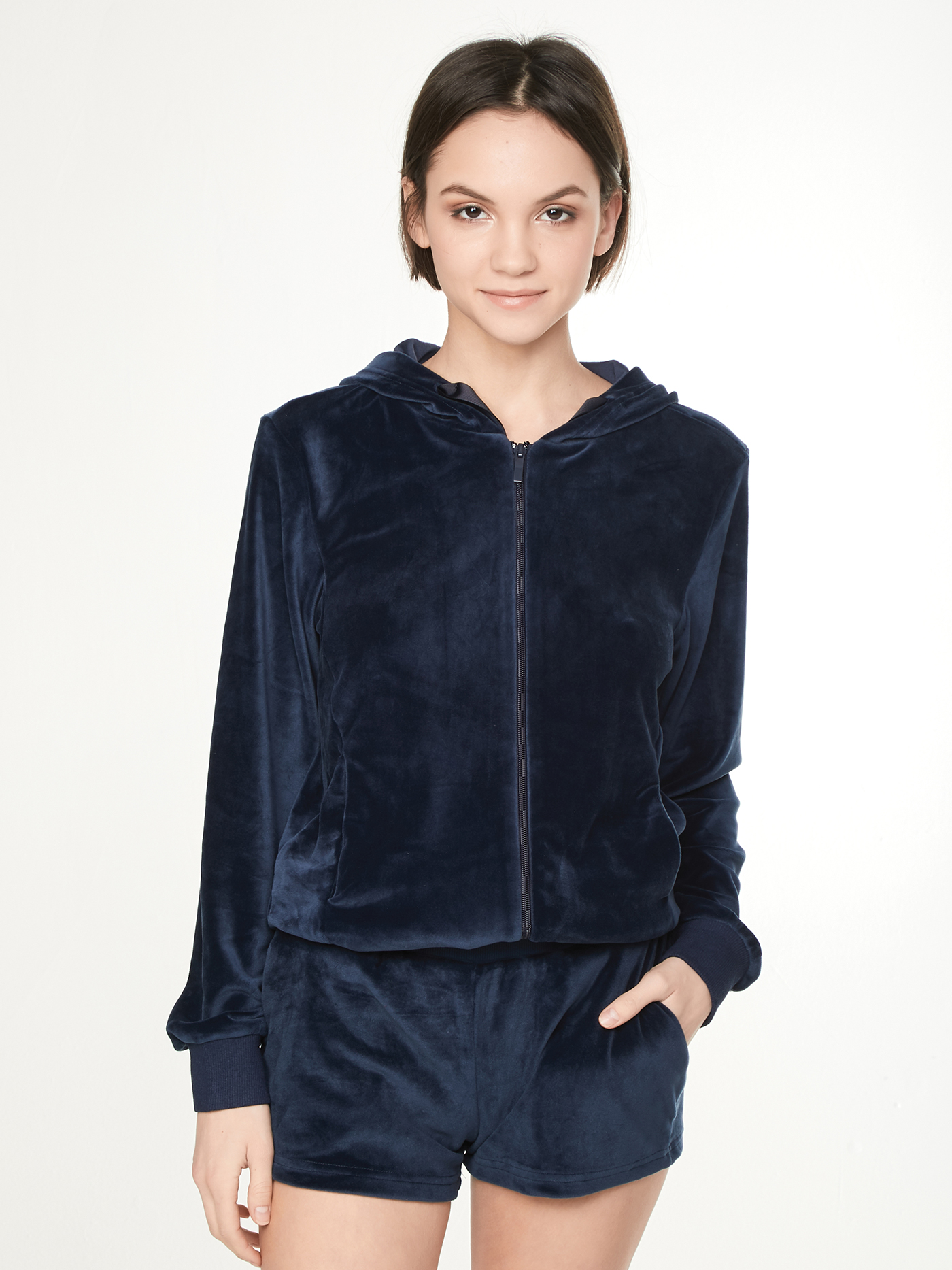 Кофта на молнии Сумеречно-синий GC-3 | фото 1