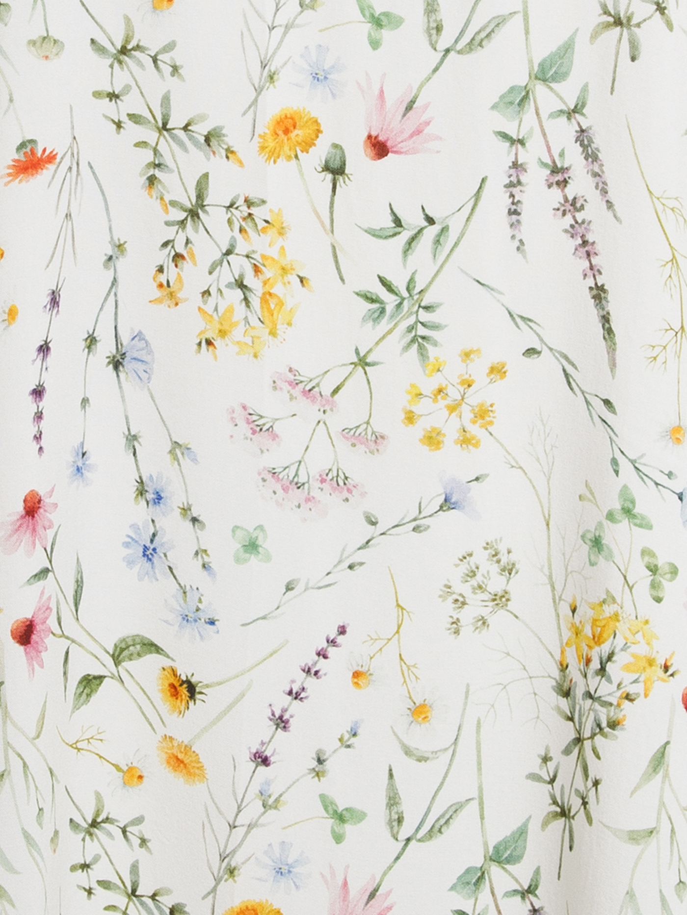 Сорочка короткая Принт ботаника PAR-07 | фото 5