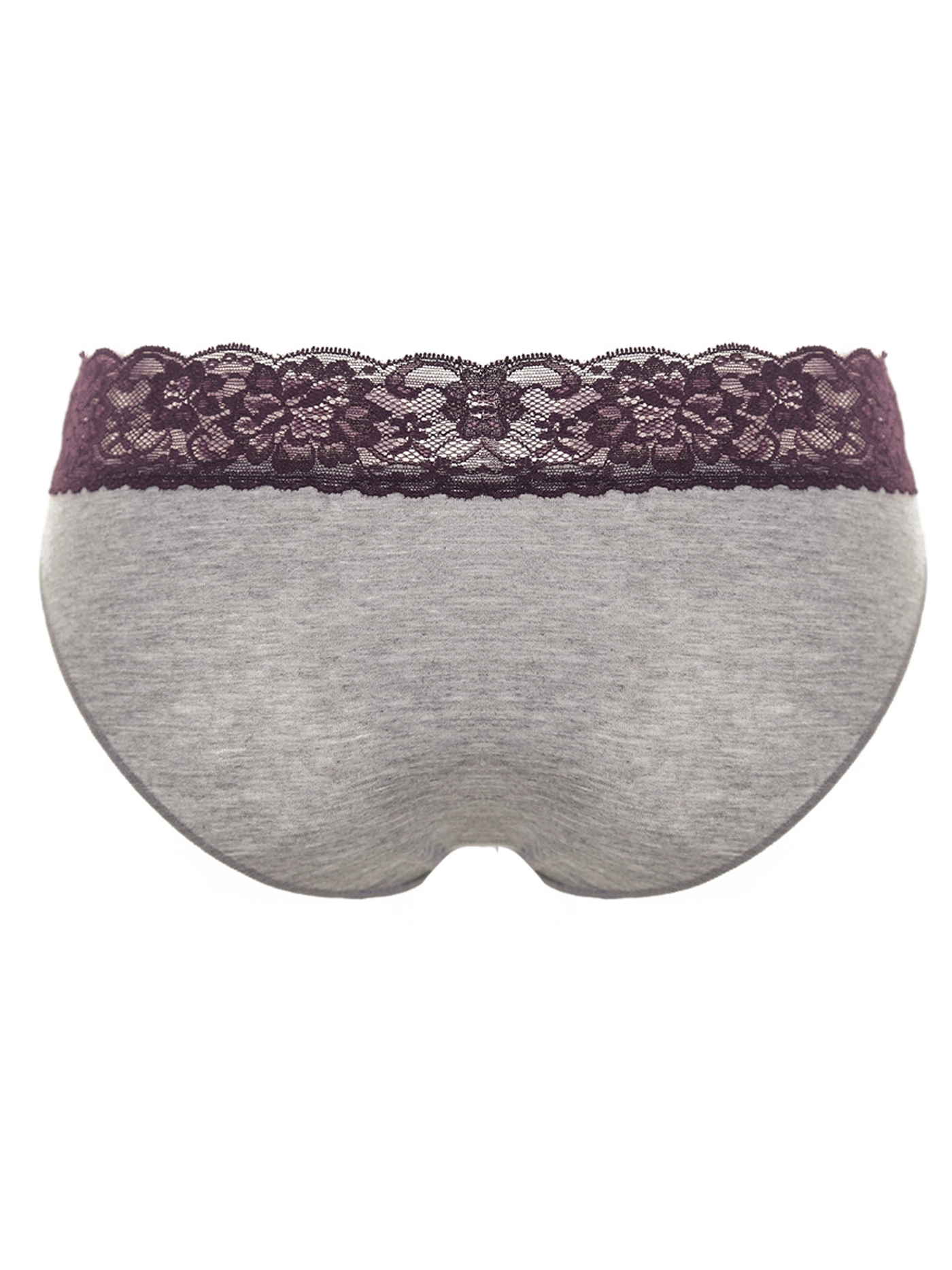 Трусы слип Серый с фиолетовым 2458F2200L | фото 2