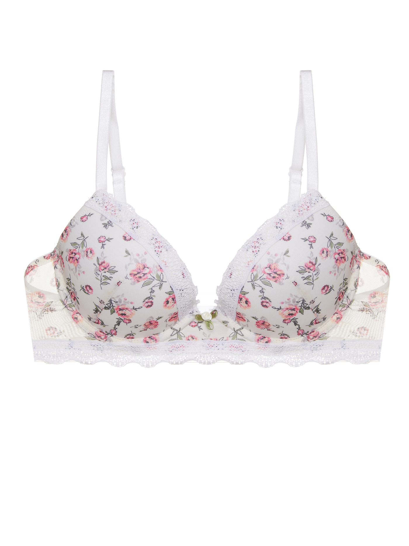 Бюстгальтер push-up Бежевый принт MOU-12193 | фото 4