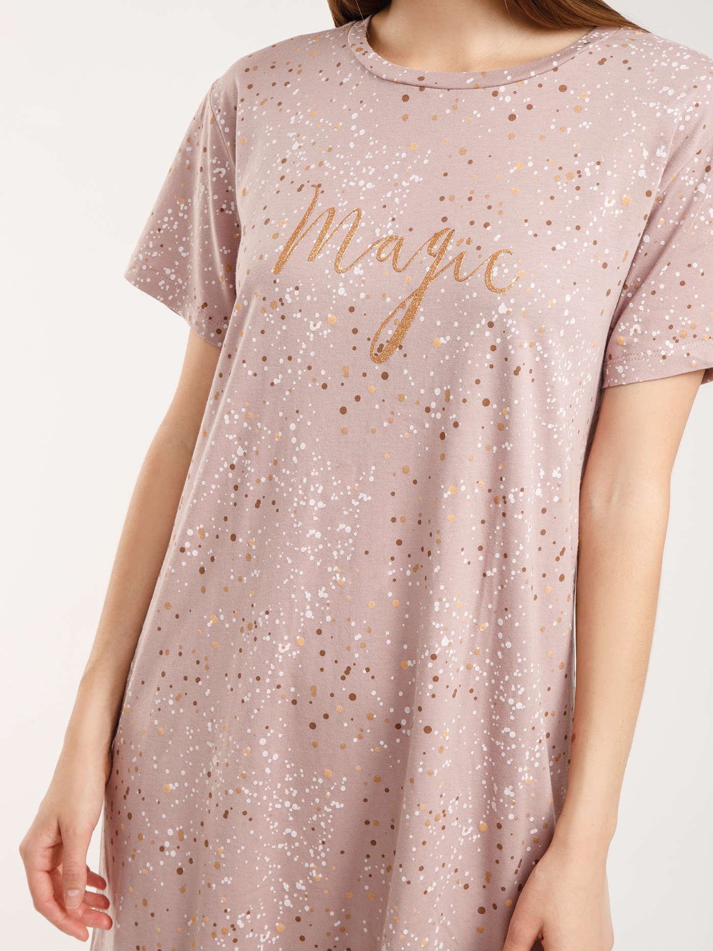 Платье Принт розовый HH-4 | фото 5