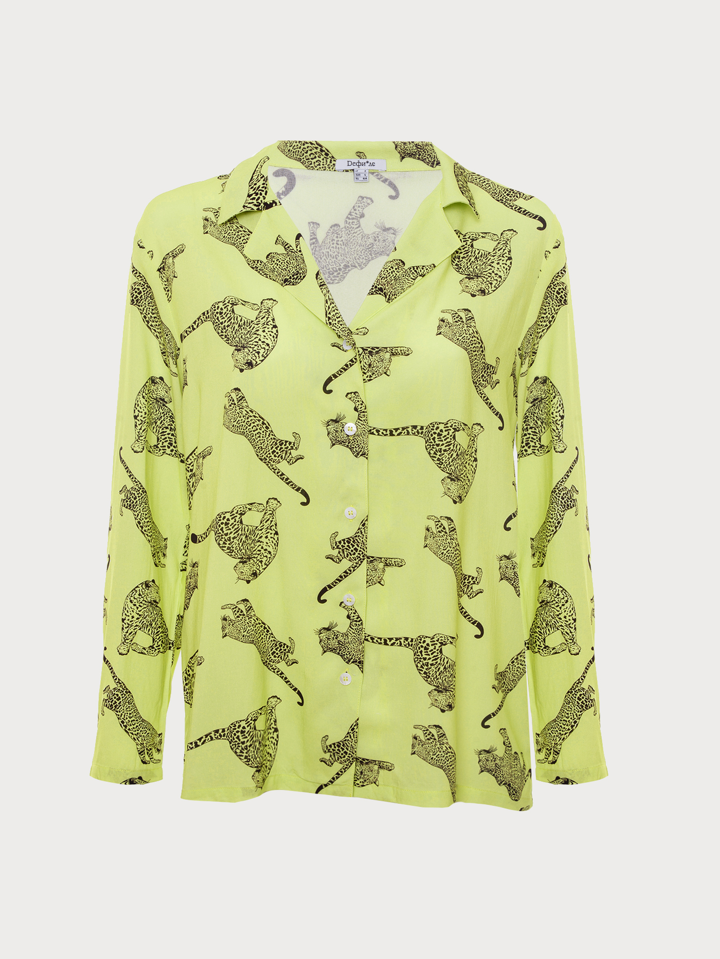 Рубашка Неоновый желтый PAR-03 | фото 5