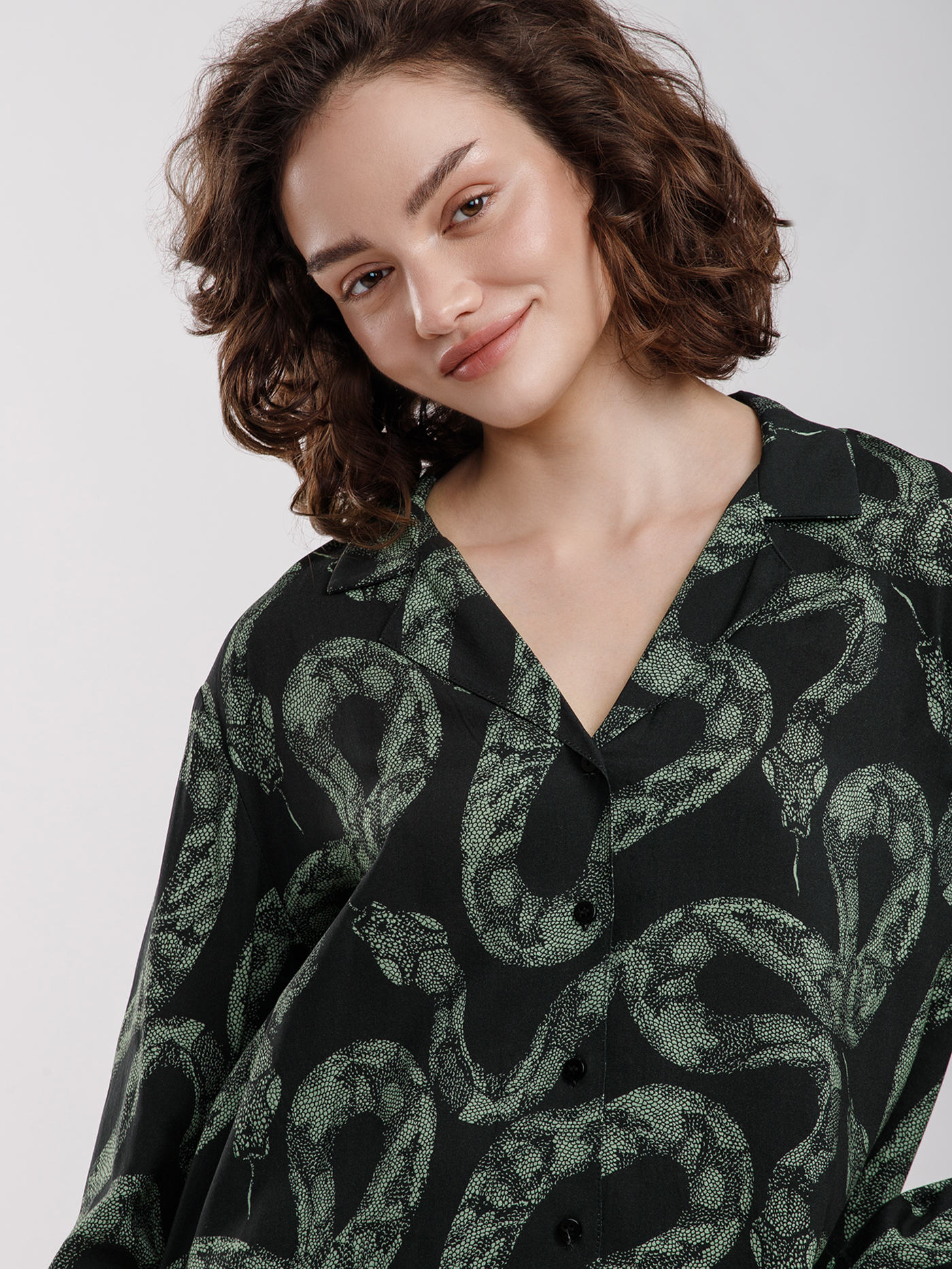 Рубашка Принт змея PAR-03 | фото 1