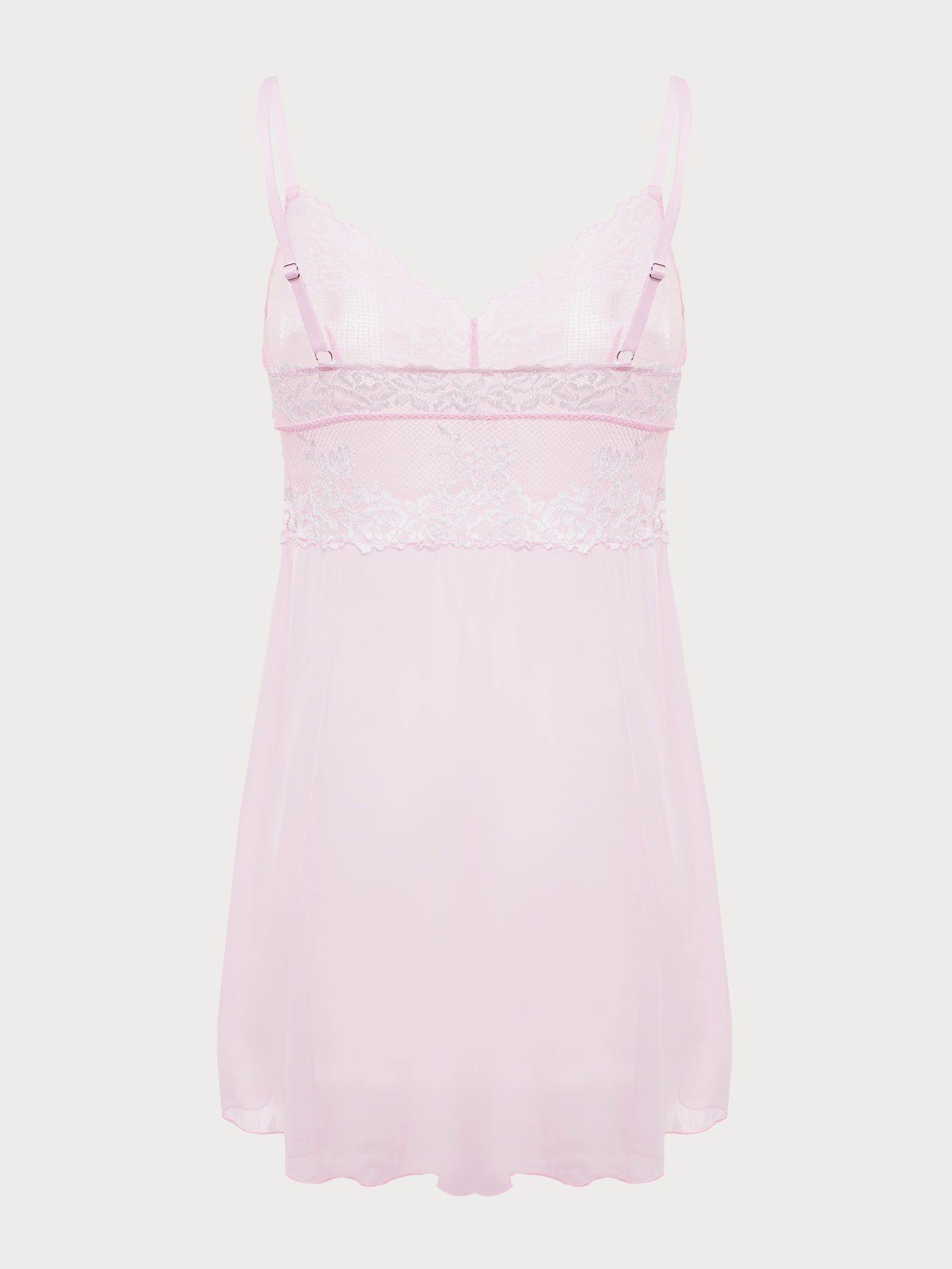 Сорочка на бретелях Розовый 2868F3210 | фото 6