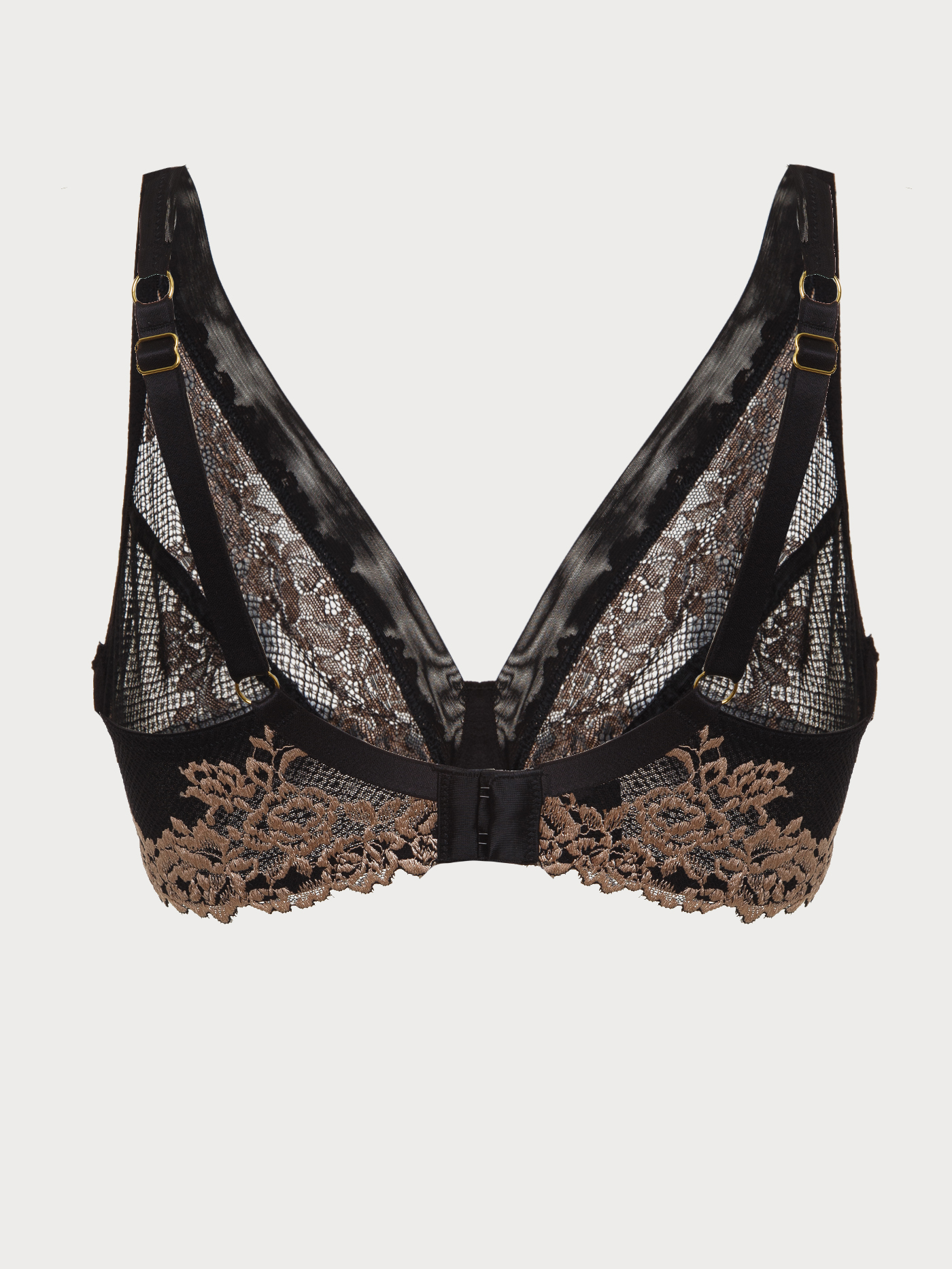 Бюстгальтер мягкий Черный/бежевый 2868F1307L | фото 6