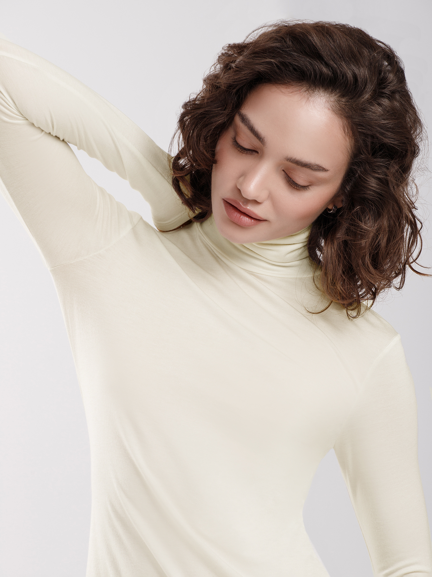 Водолазка Айвори 2989F3423 | фото 3