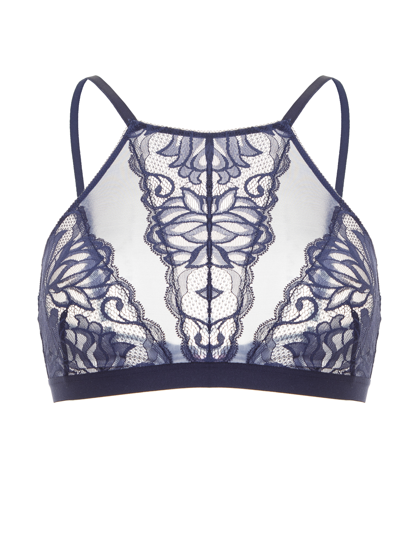 Бюстгальтер мягкий топ Темно-синий 2631F3326 | фото 4