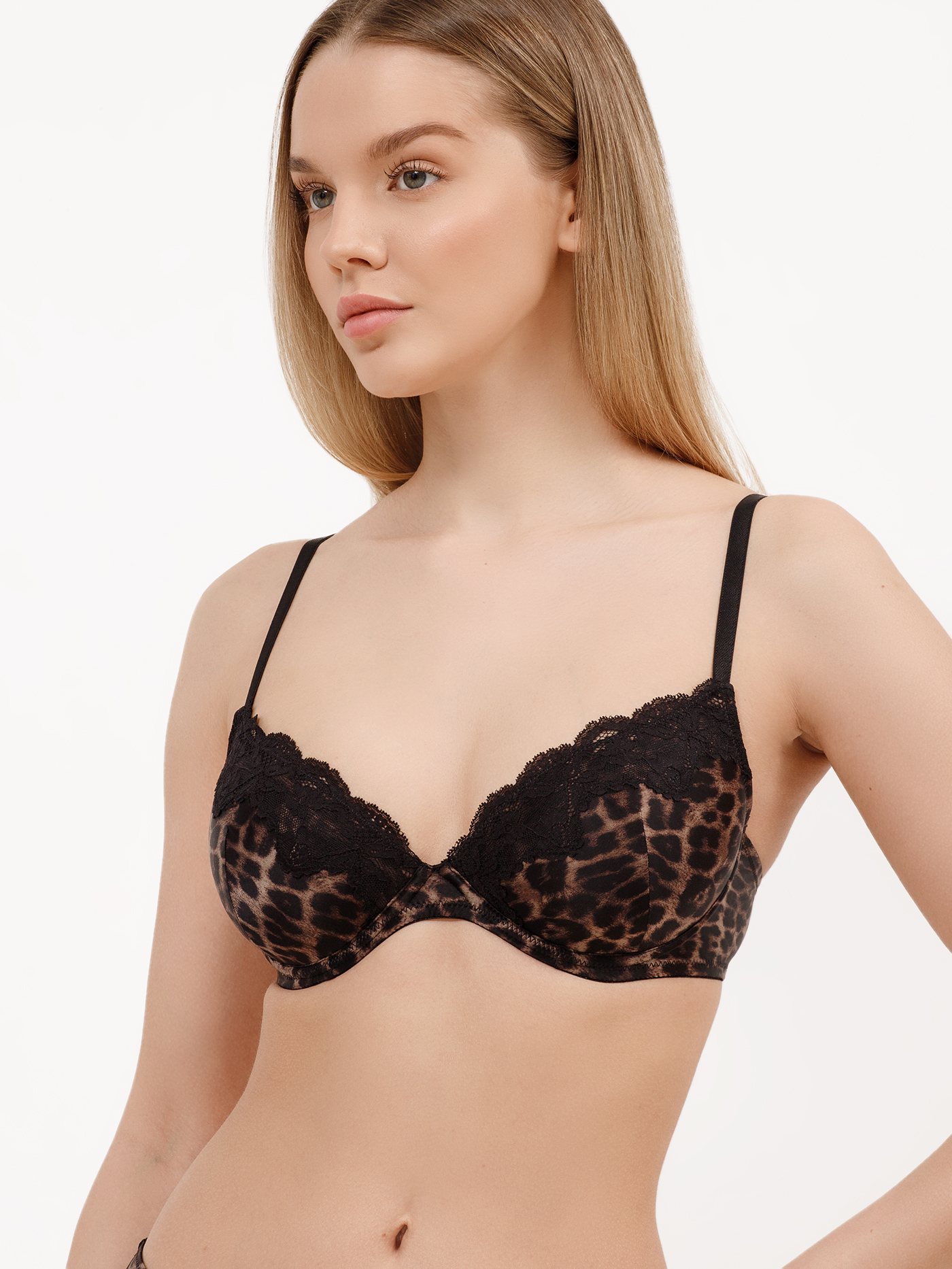 Бюстгальтер t-shirt Принт леопард MNC-2502PU | фото 1