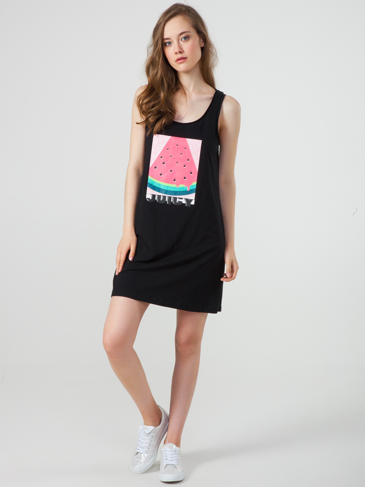 Платье Черный принт TR1 | фото 1