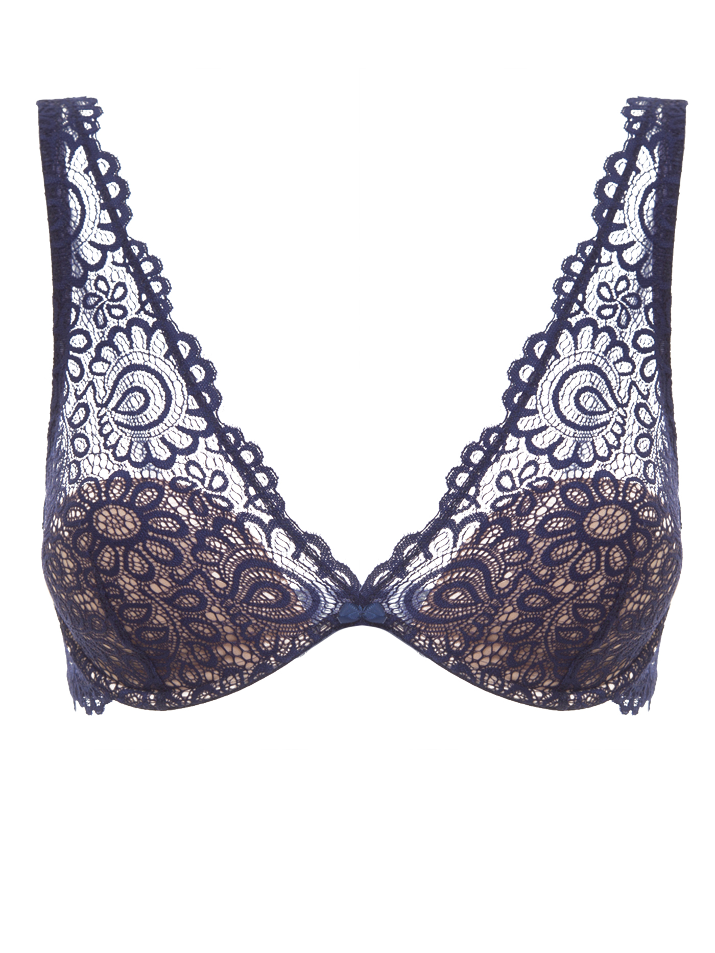 Бюстгальтер мягкий Синий 2484F1353L_2 | фото 4